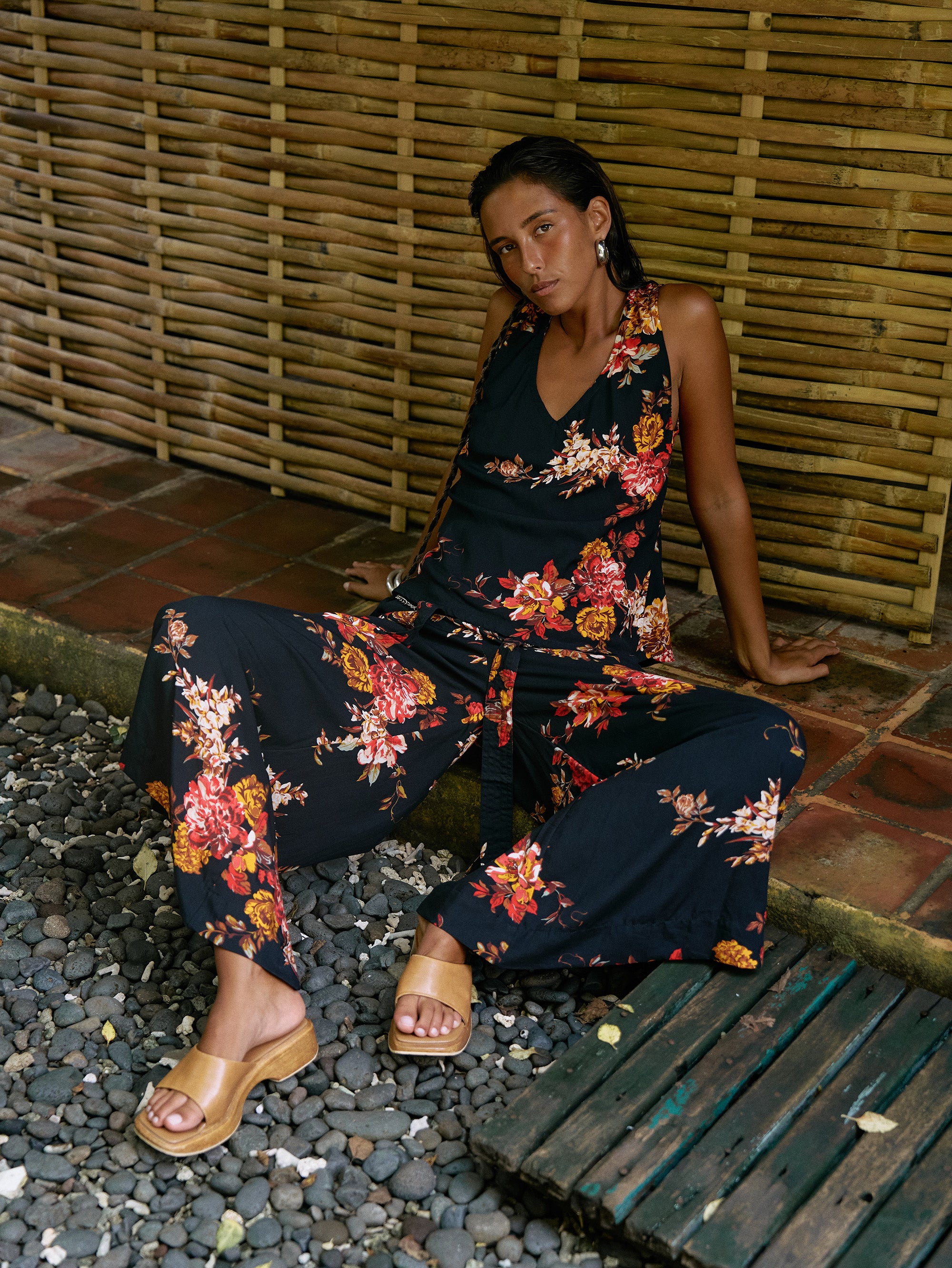 Wide Leg Lounge Pants | Senorita Rose - Saffron Road