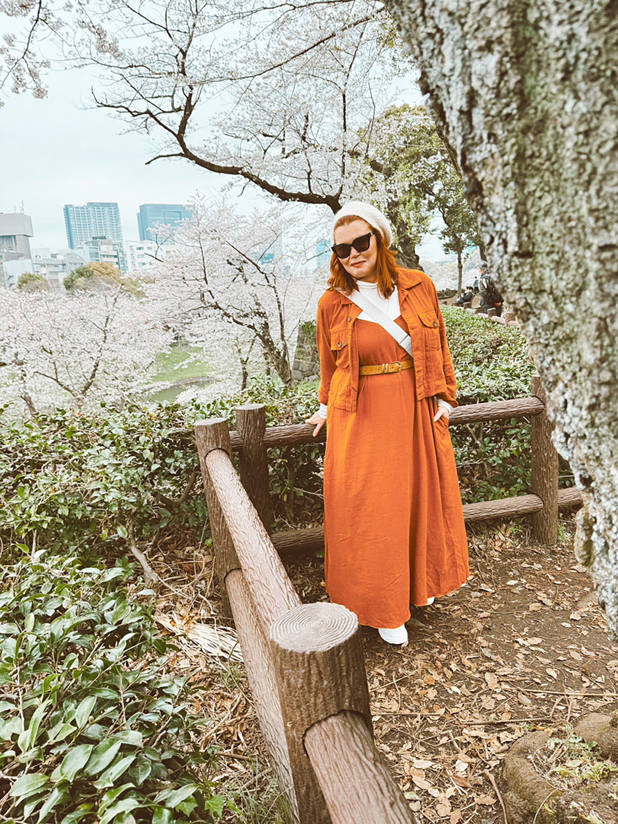 A-line Slip Dress | Cinnamon | Viscose Linen - Saffron Road