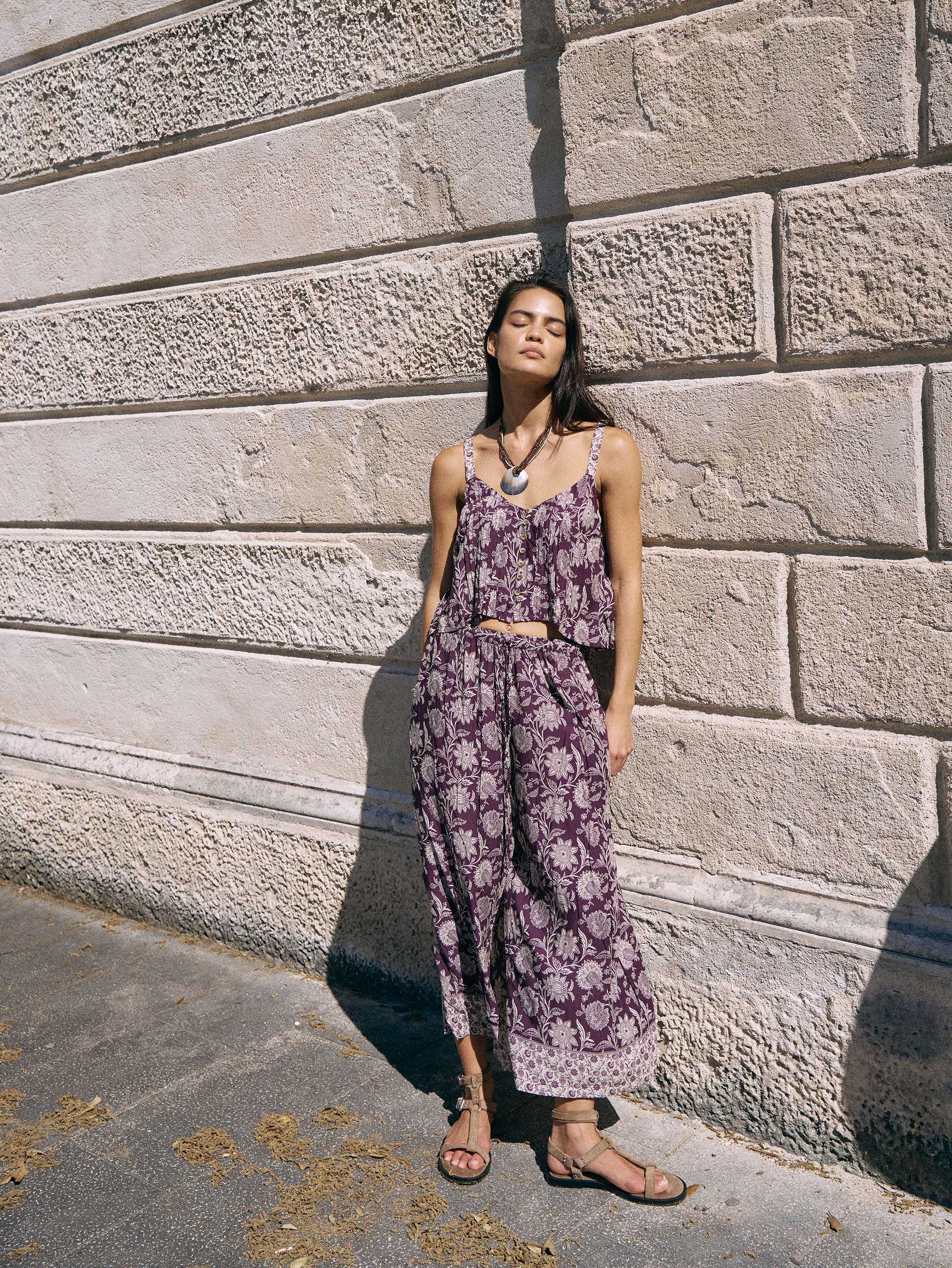 Island Pant | Wild Grape - Saffron Road