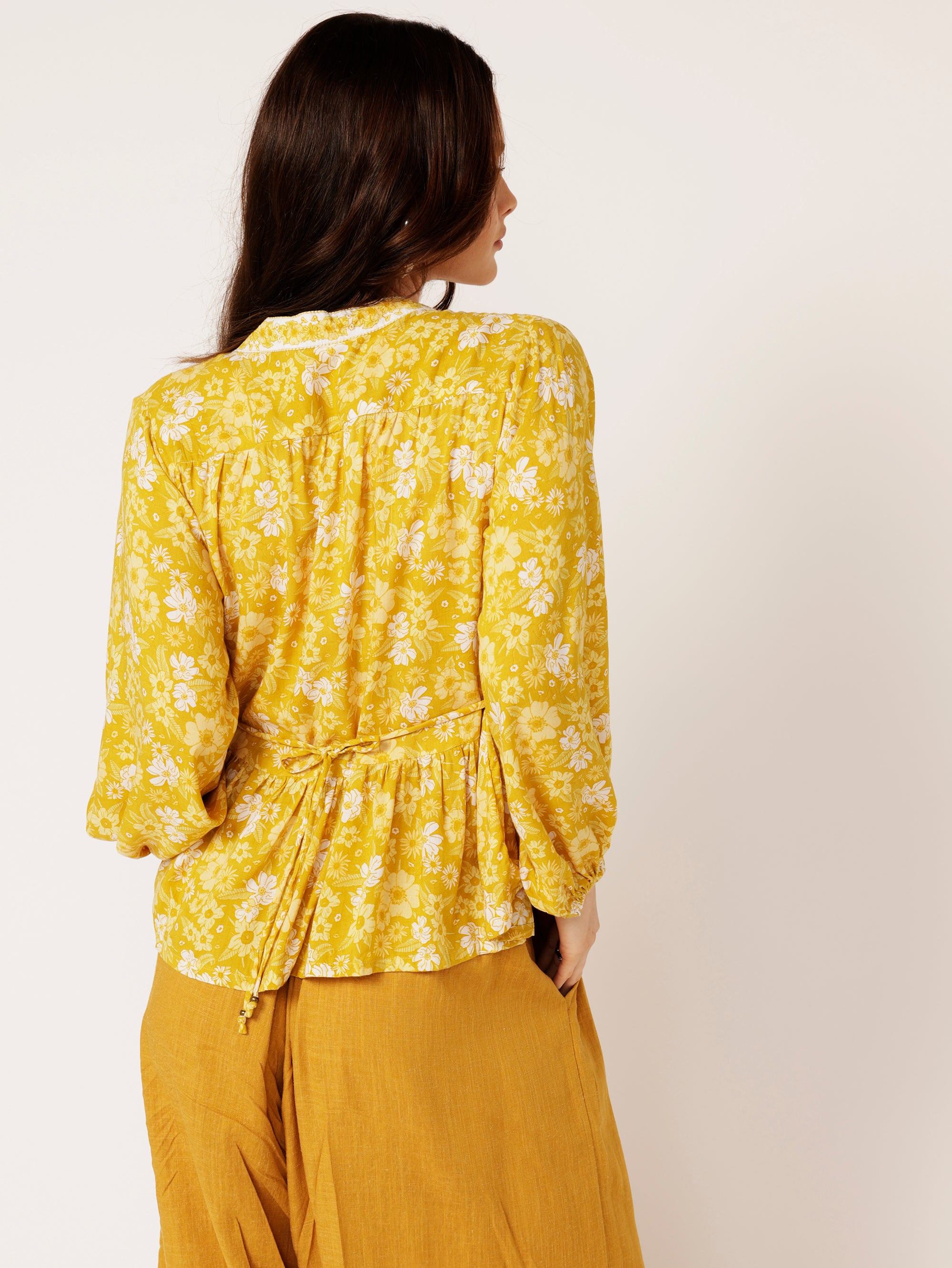 Jilly Blouse | Marigold - Saffron Road