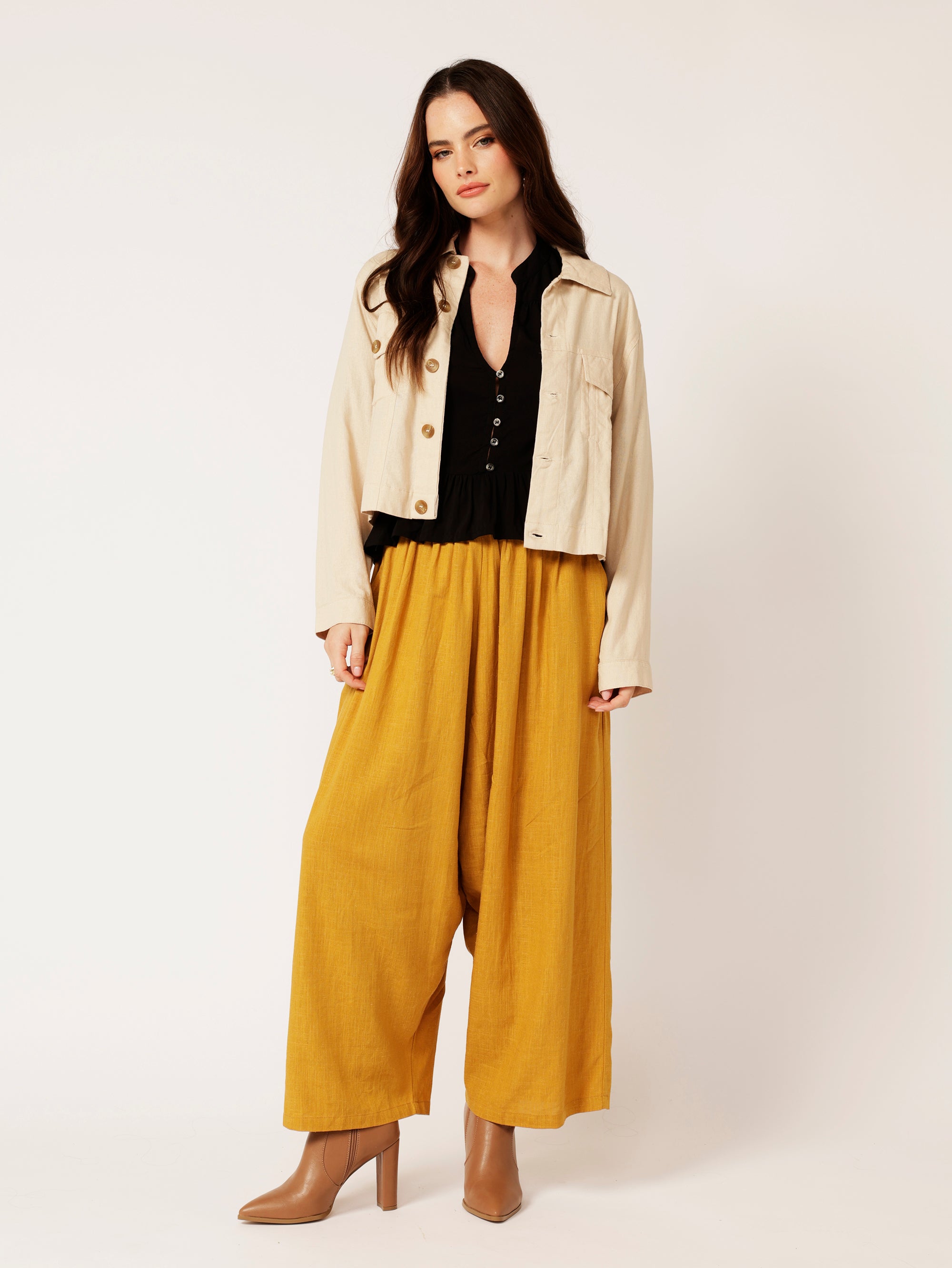 Jilly Blouse | Black - Saffron Road