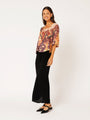 Lotus Flower Top | Rustic Berry - Saffron Road