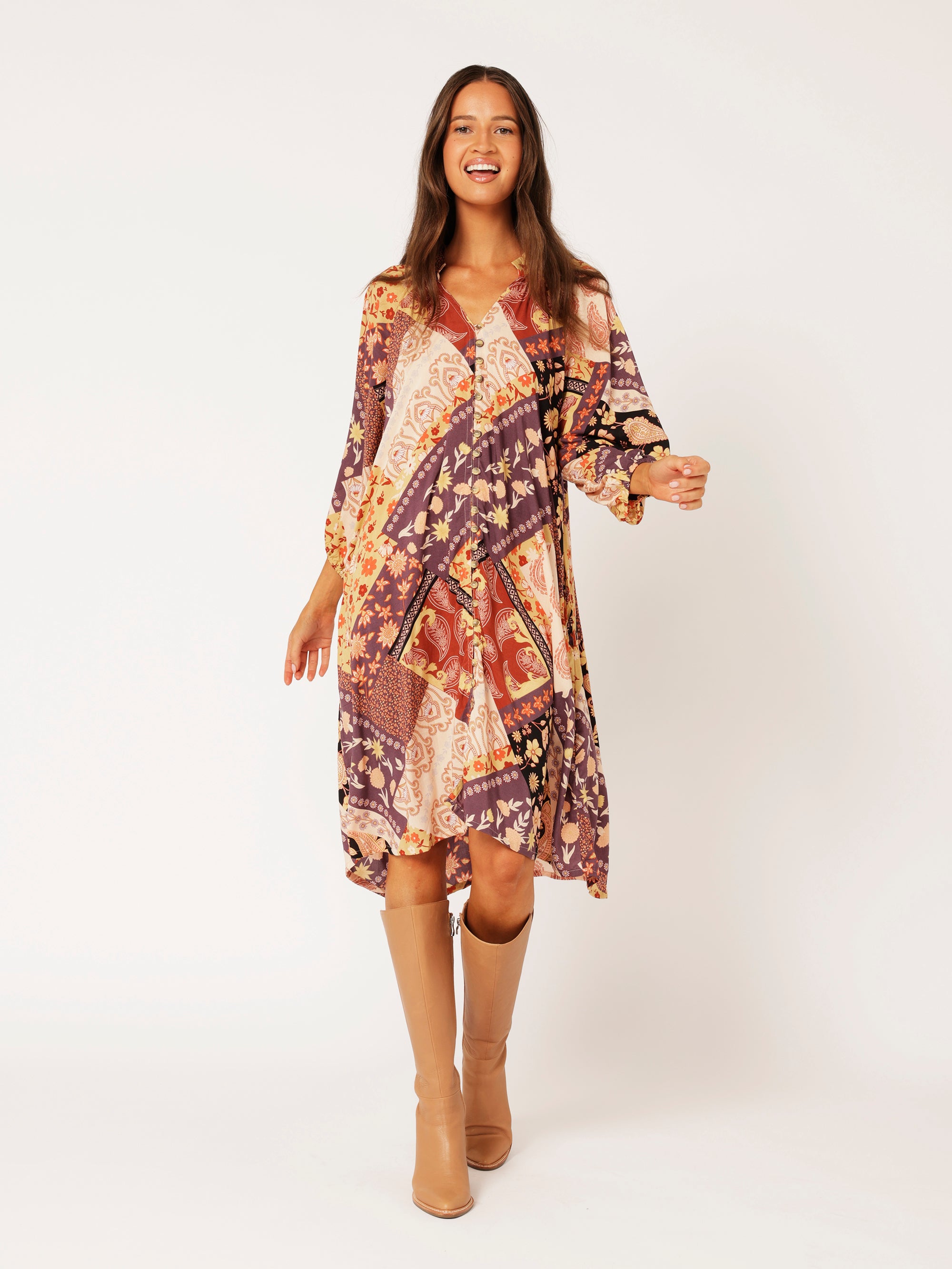 Take Me Away Dress | MINI | Rustic Berry - Saffron Road
