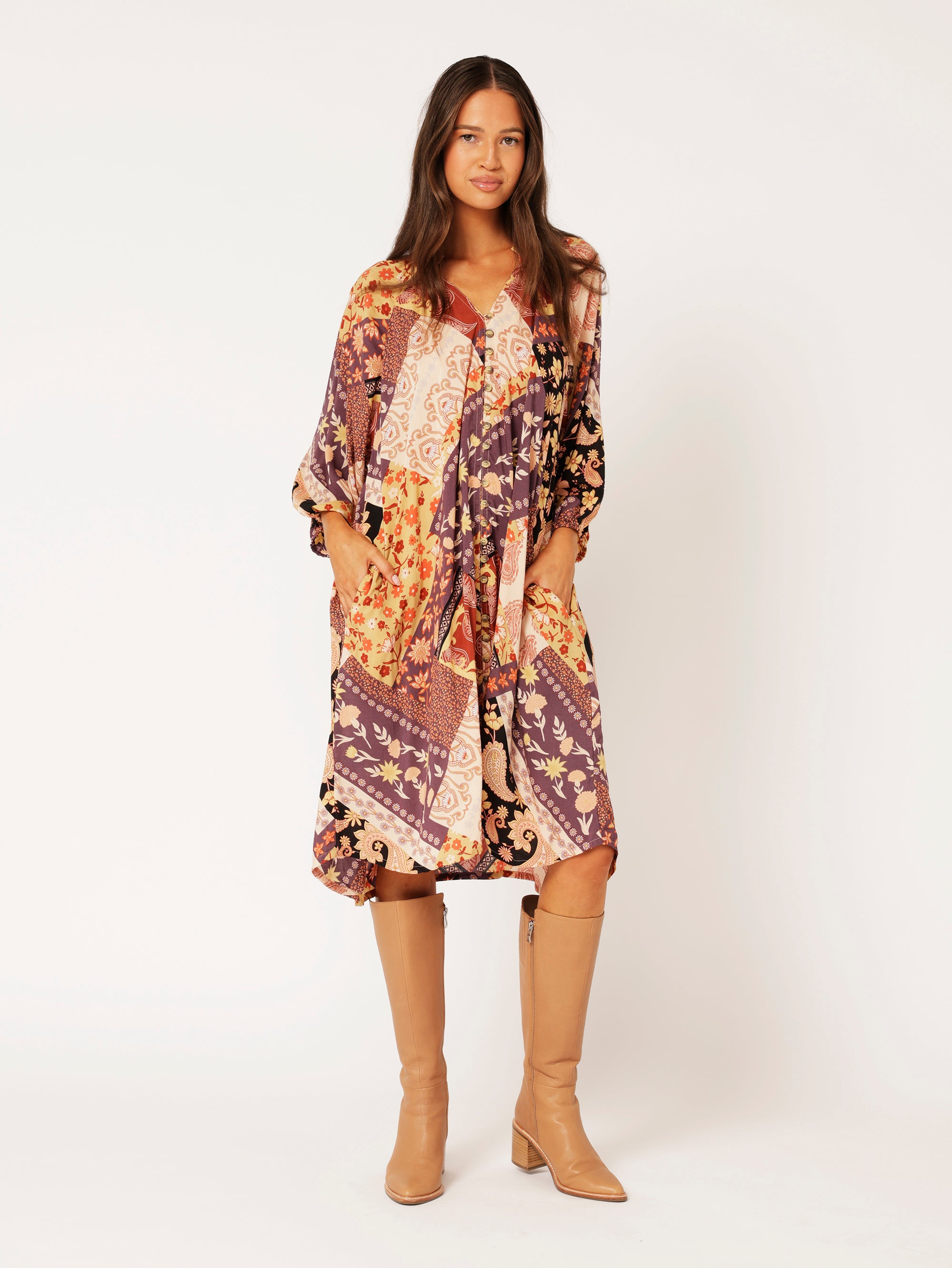 Take Me Away Dress | MINI | Rustic Berry - Saffron Road
