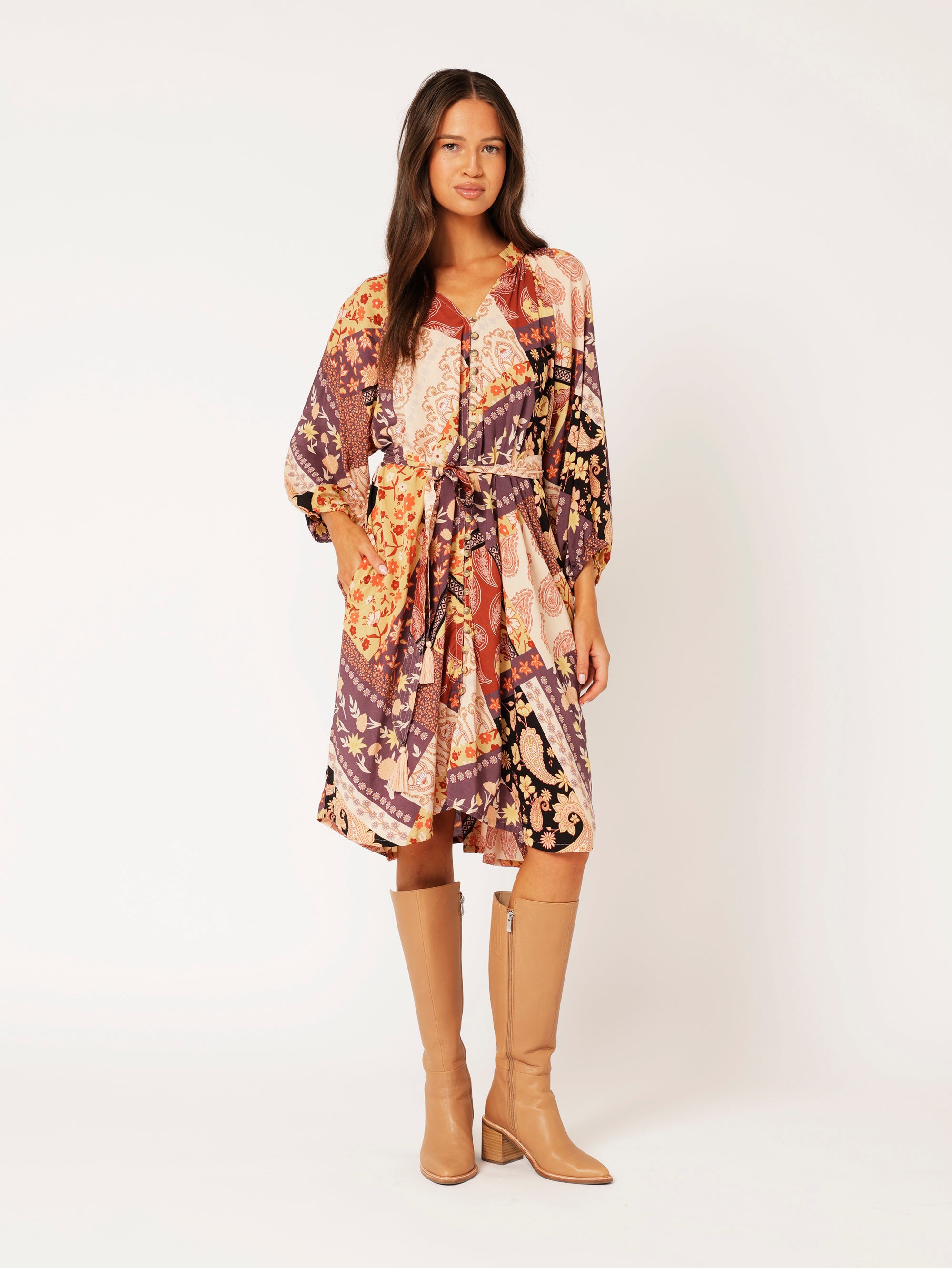 Take Me Away Dress | MINI | Rustic Berry - Saffron Road