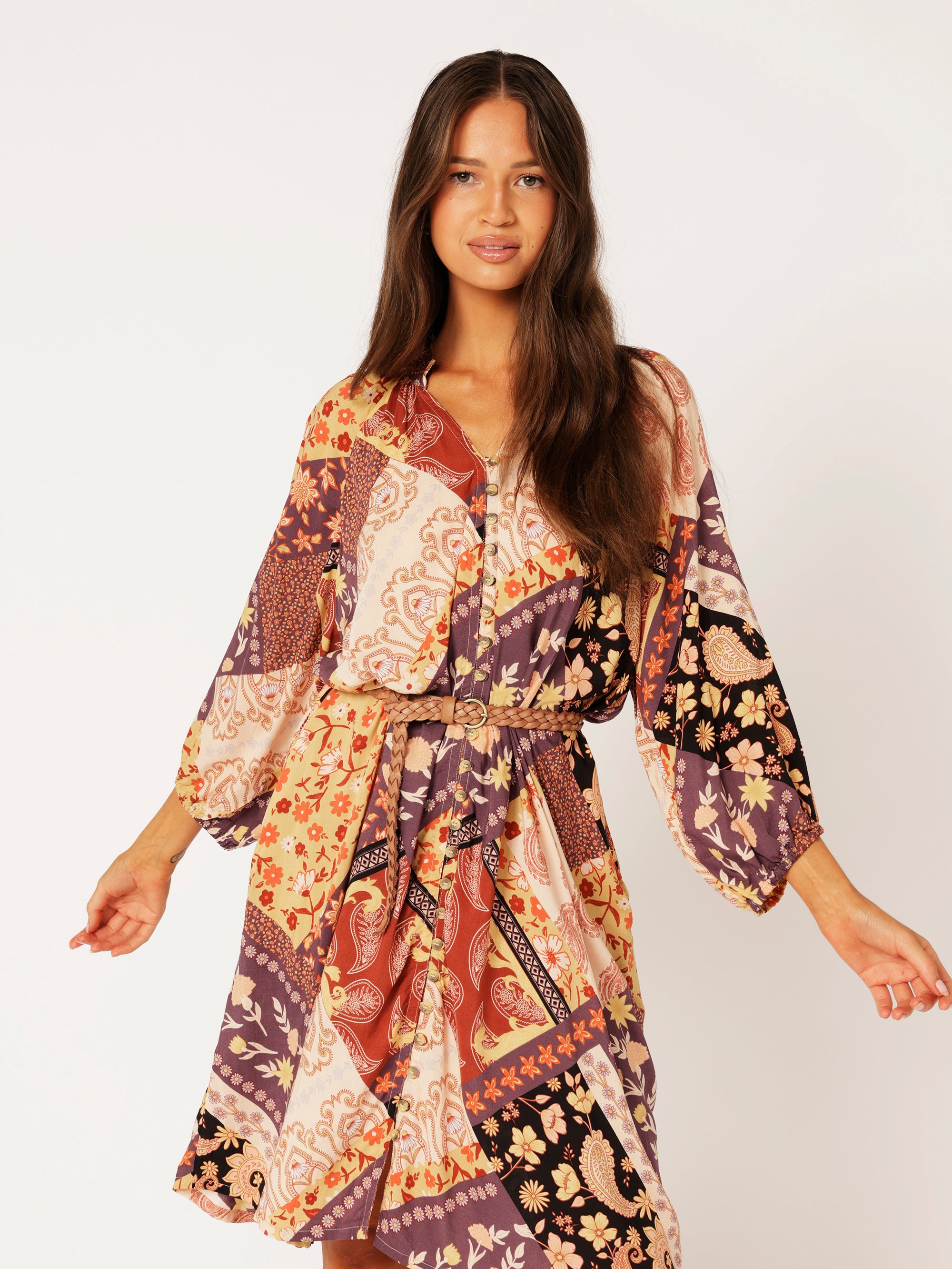 Take Me Away Dress | MINI | Rustic Berry - Saffron Road
