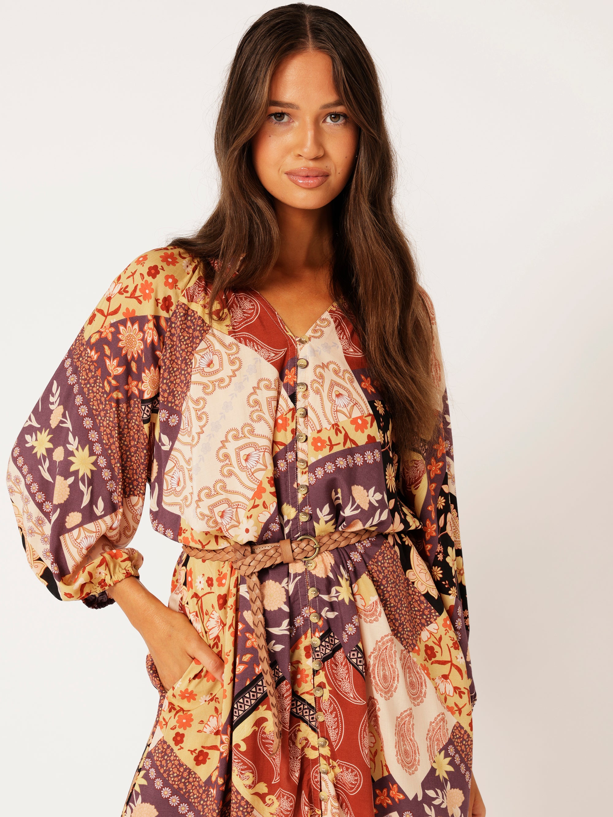 Take Me Away Dress | MINI | Rustic Berry - Saffron Road