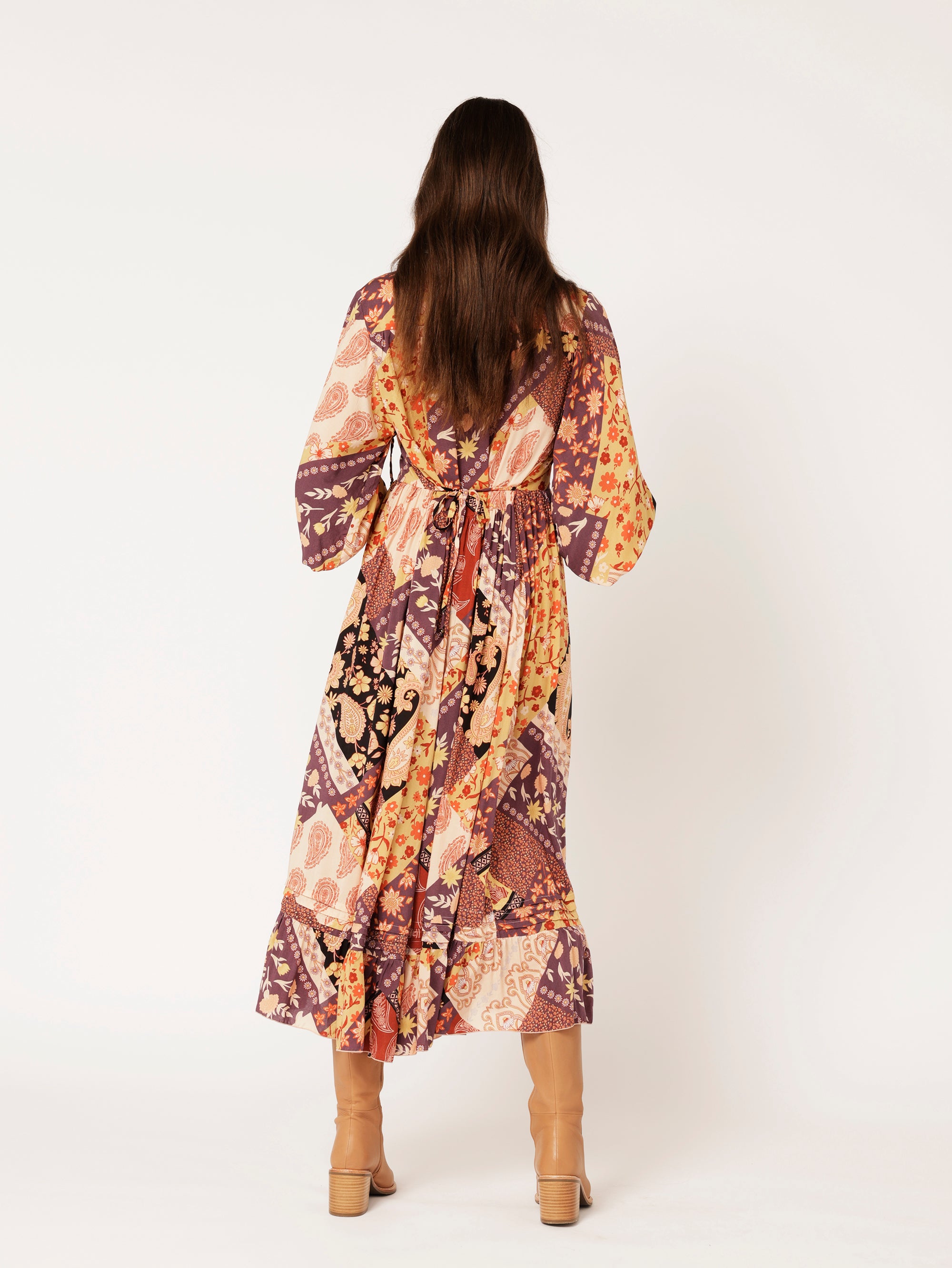 Juliette Dress | MIDI | Rustic Berry - Saffron Road