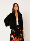 Mini Maple Shirt | Black Fujet