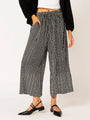 Island Pant | Monochrome Border - Saffron Road