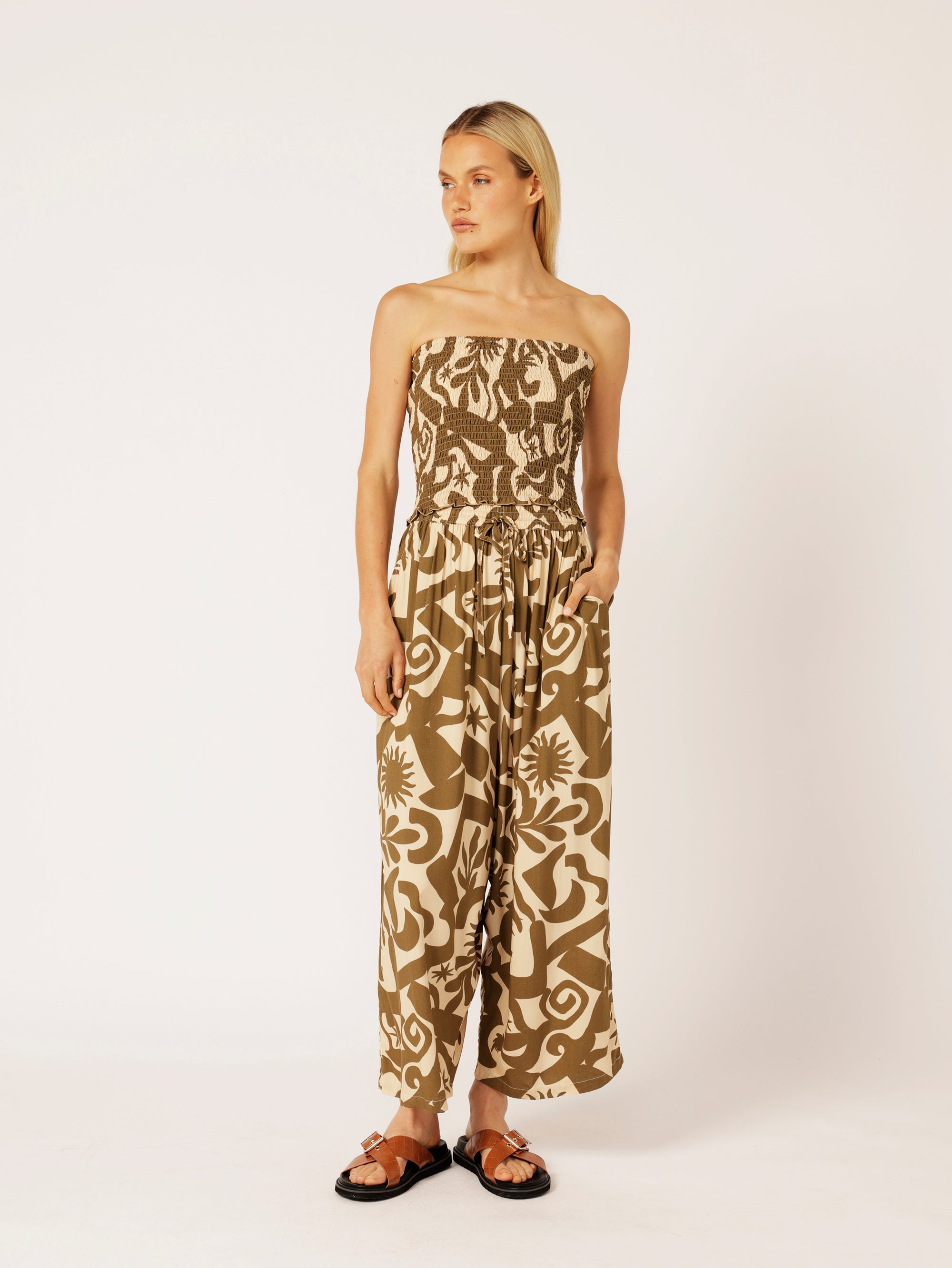 Boob Tube | Soleil Khaki - Saffron Road
