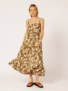 A-line Slip Dress | Soleil Khaki