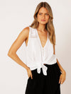 Camilla Top (Sleeveless) | White
