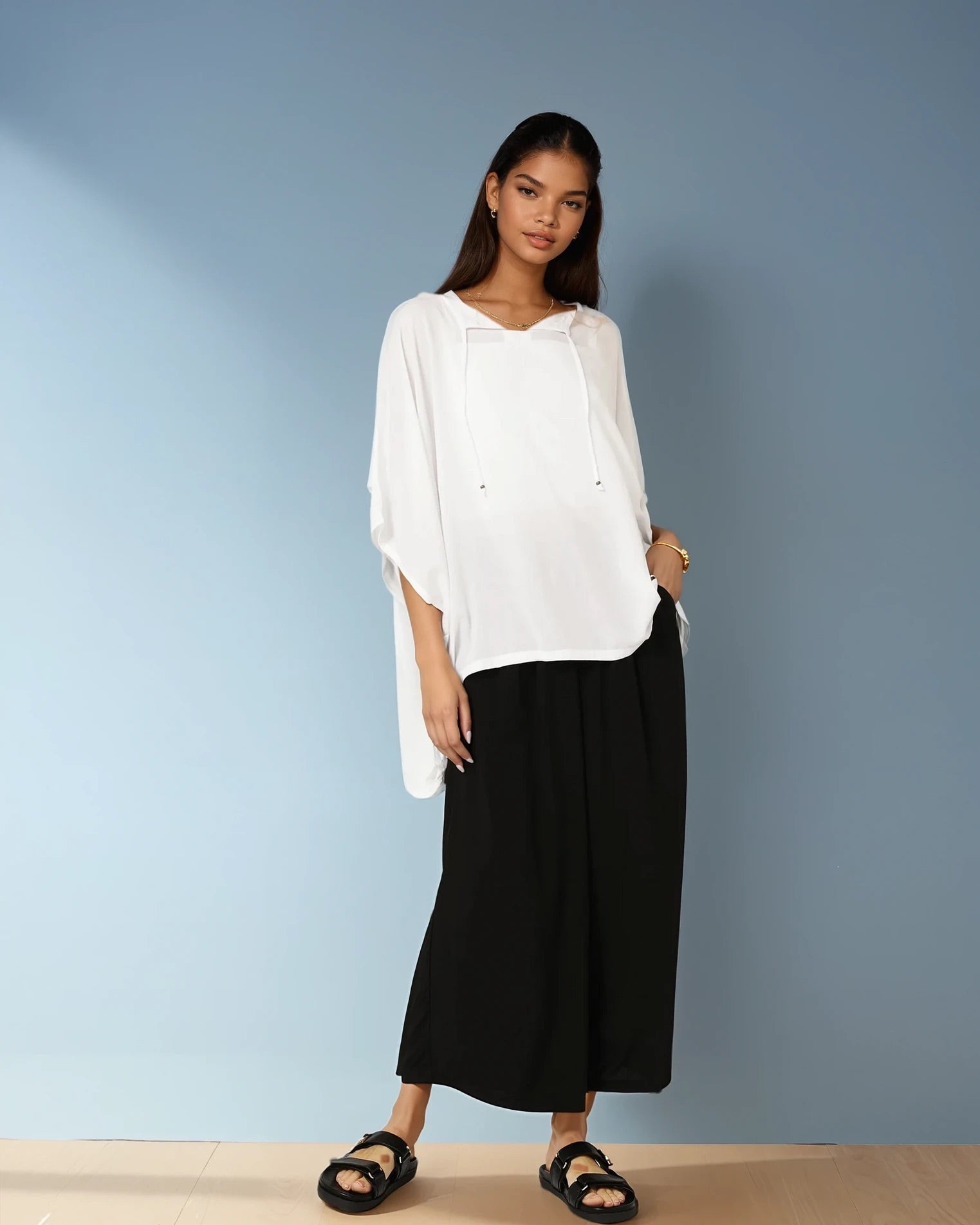 The Nat Top | White - Saffron Road