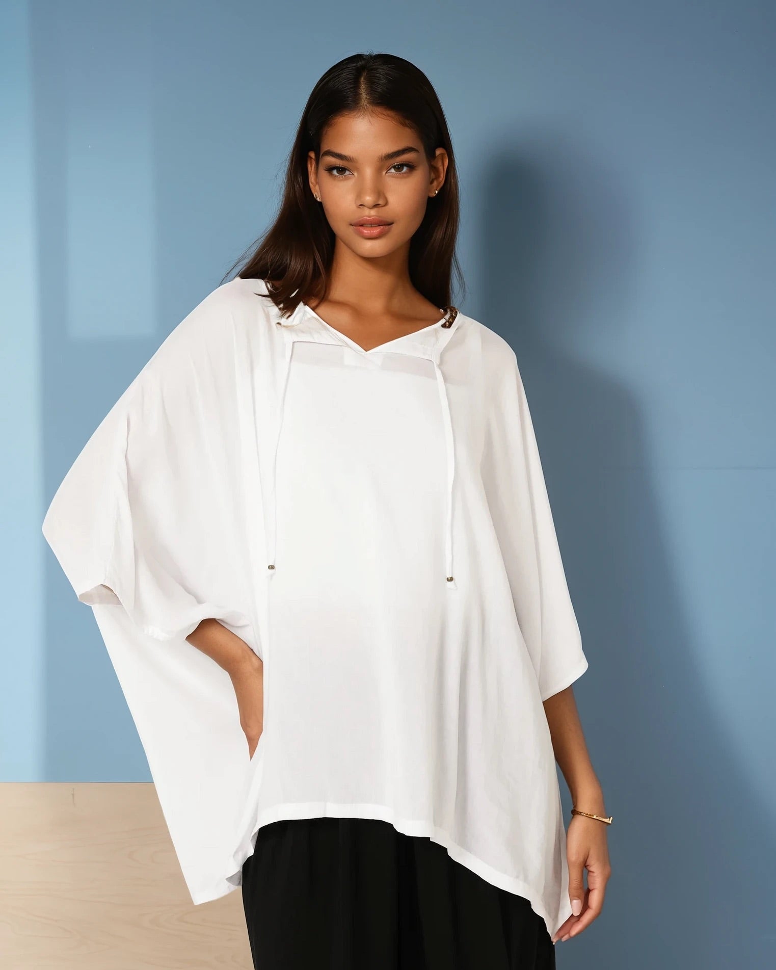 The Nat Top | White - Saffron Road