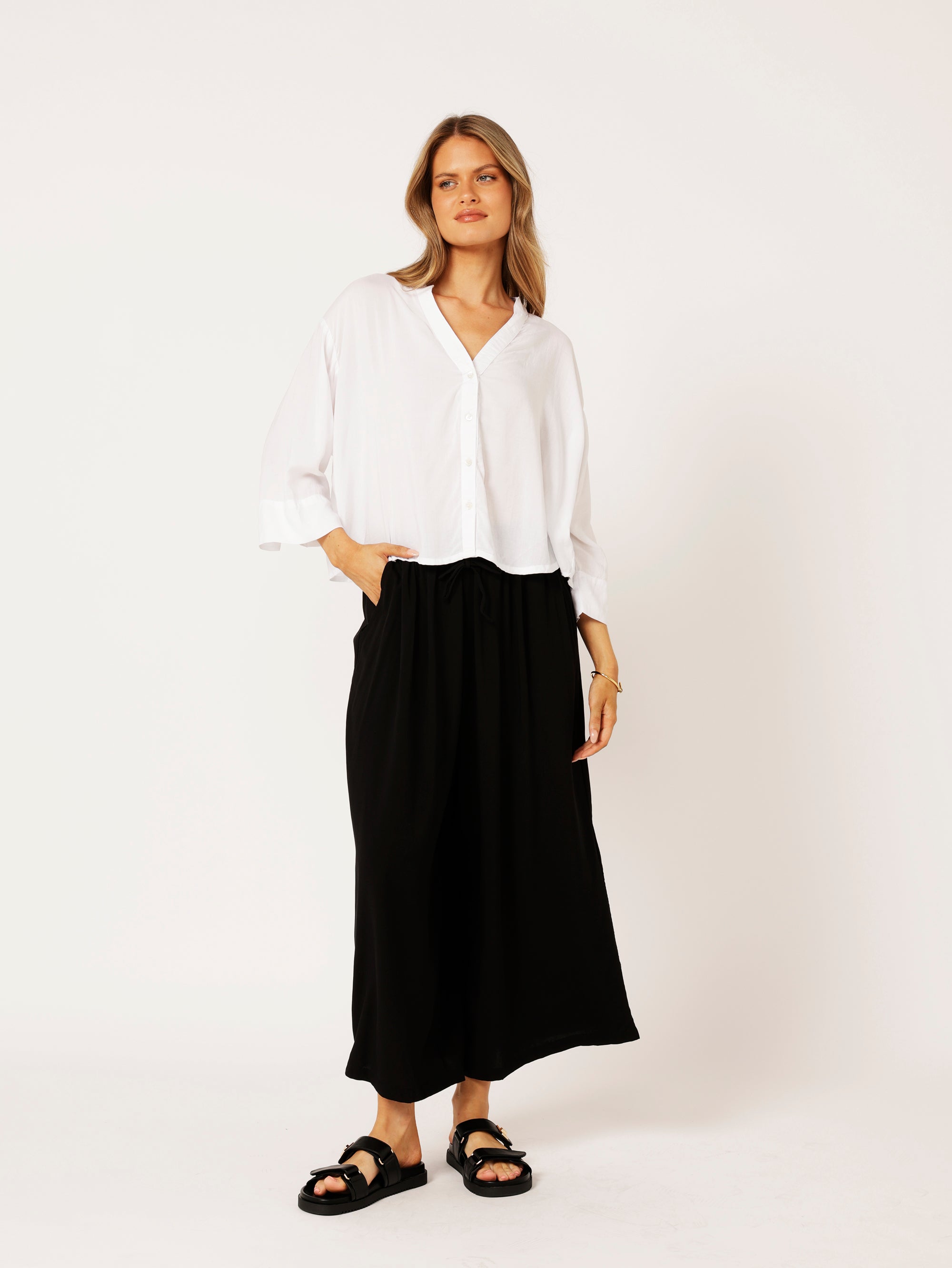 Mini Maple Shirt | White - Saffron Road