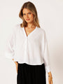 Mini Maple Shirt | White - Saffron Road