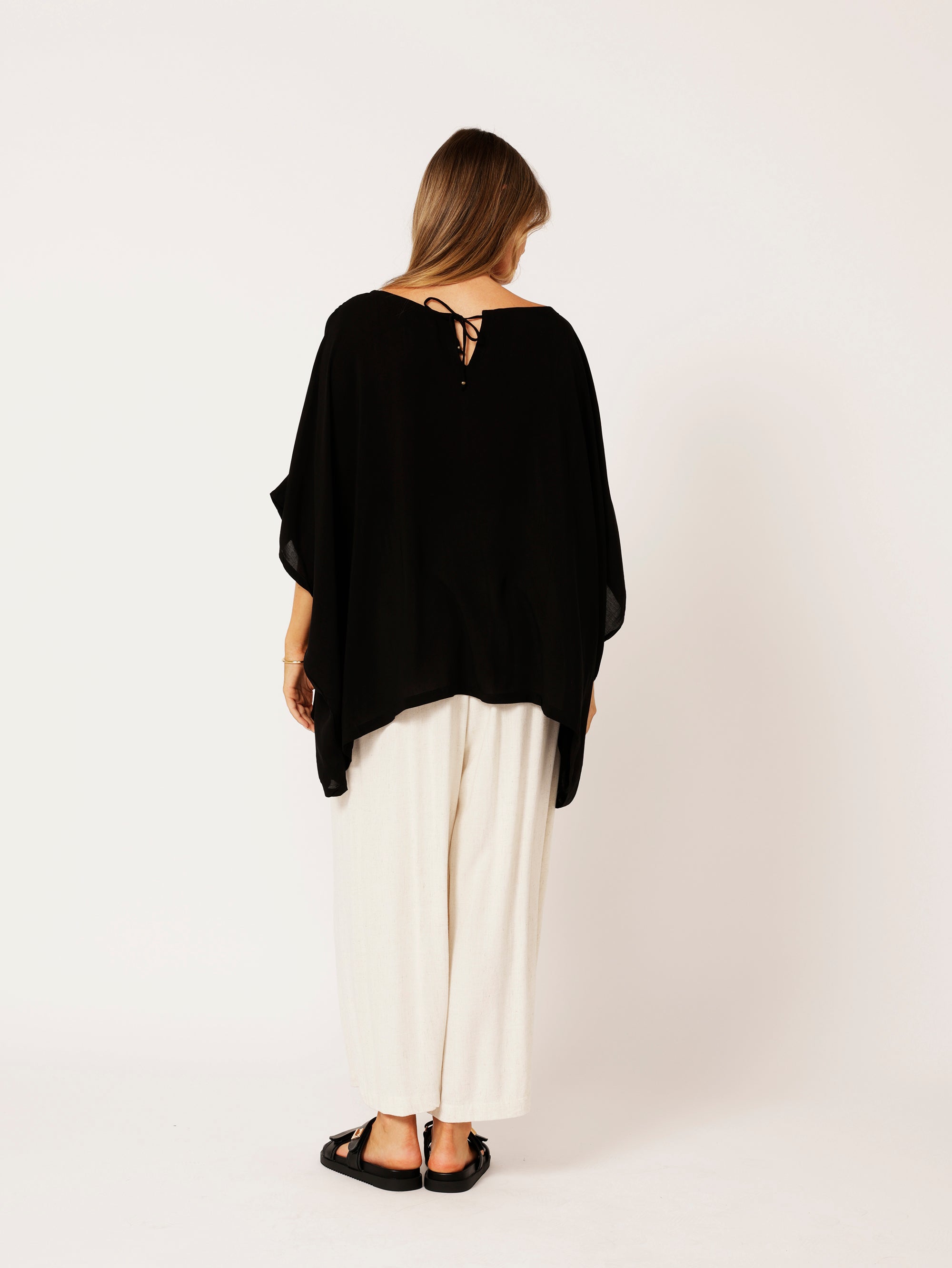 The Nat Top | Black - Saffron Road