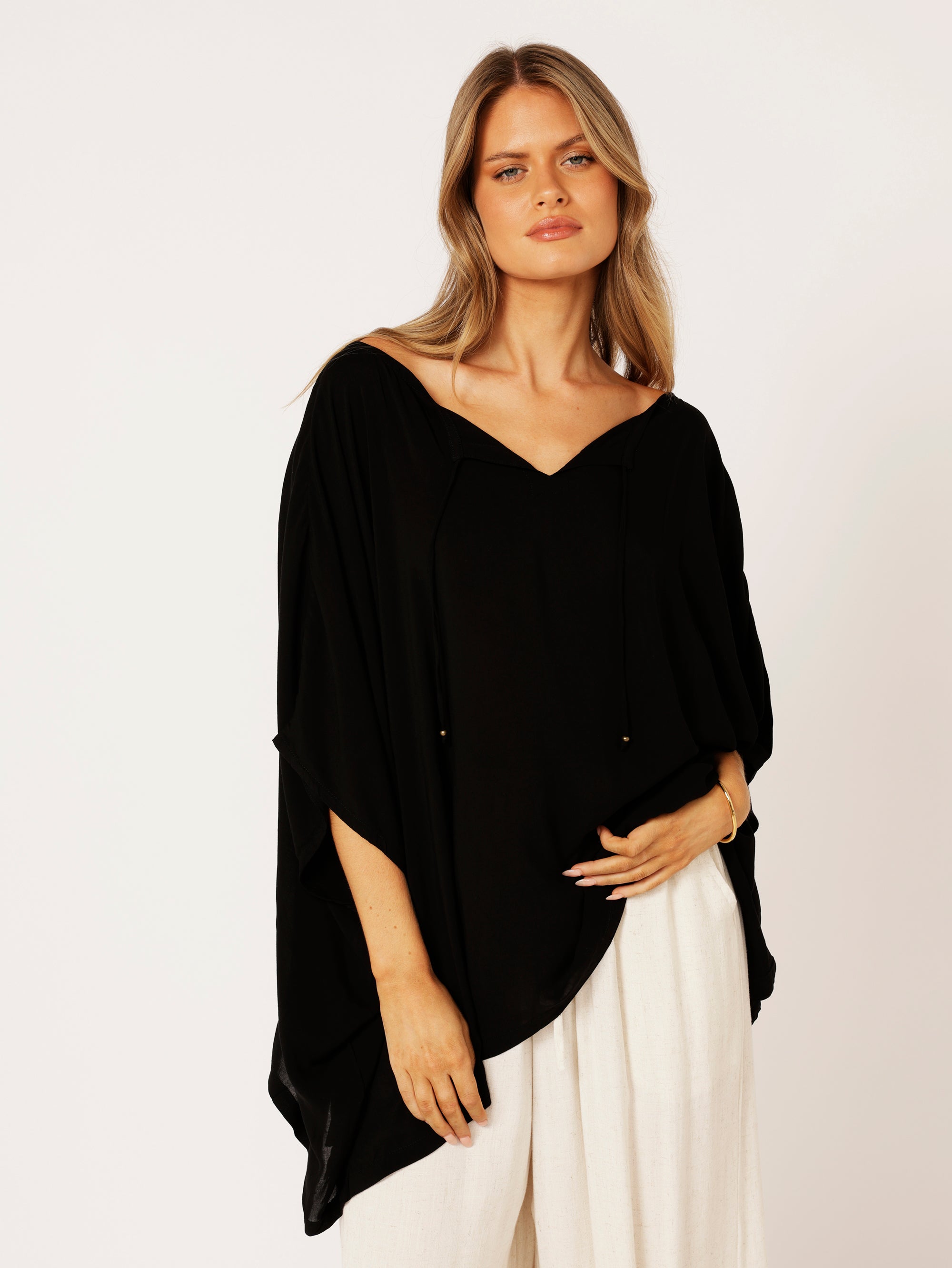 The Nat Top | Black - Saffron Road