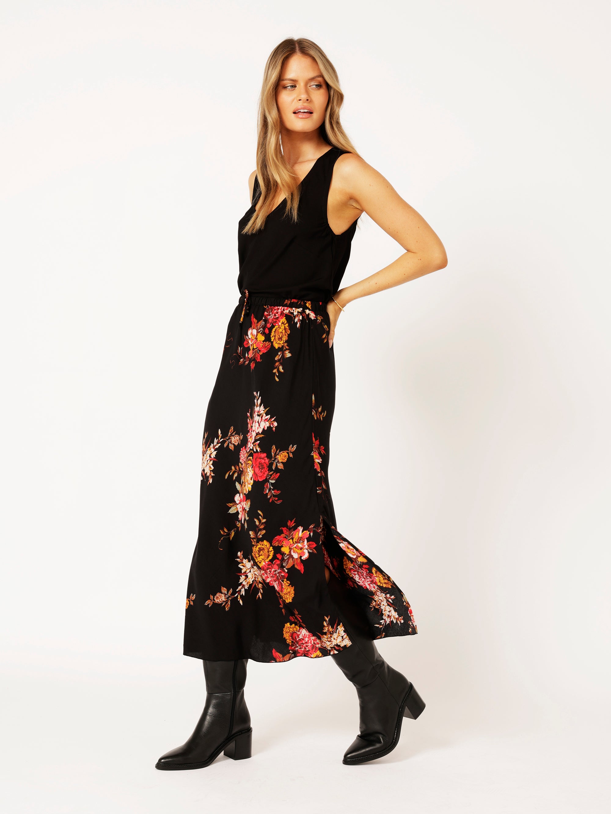 Bias Cut Skirt | Senorita Rose - Saffron Road