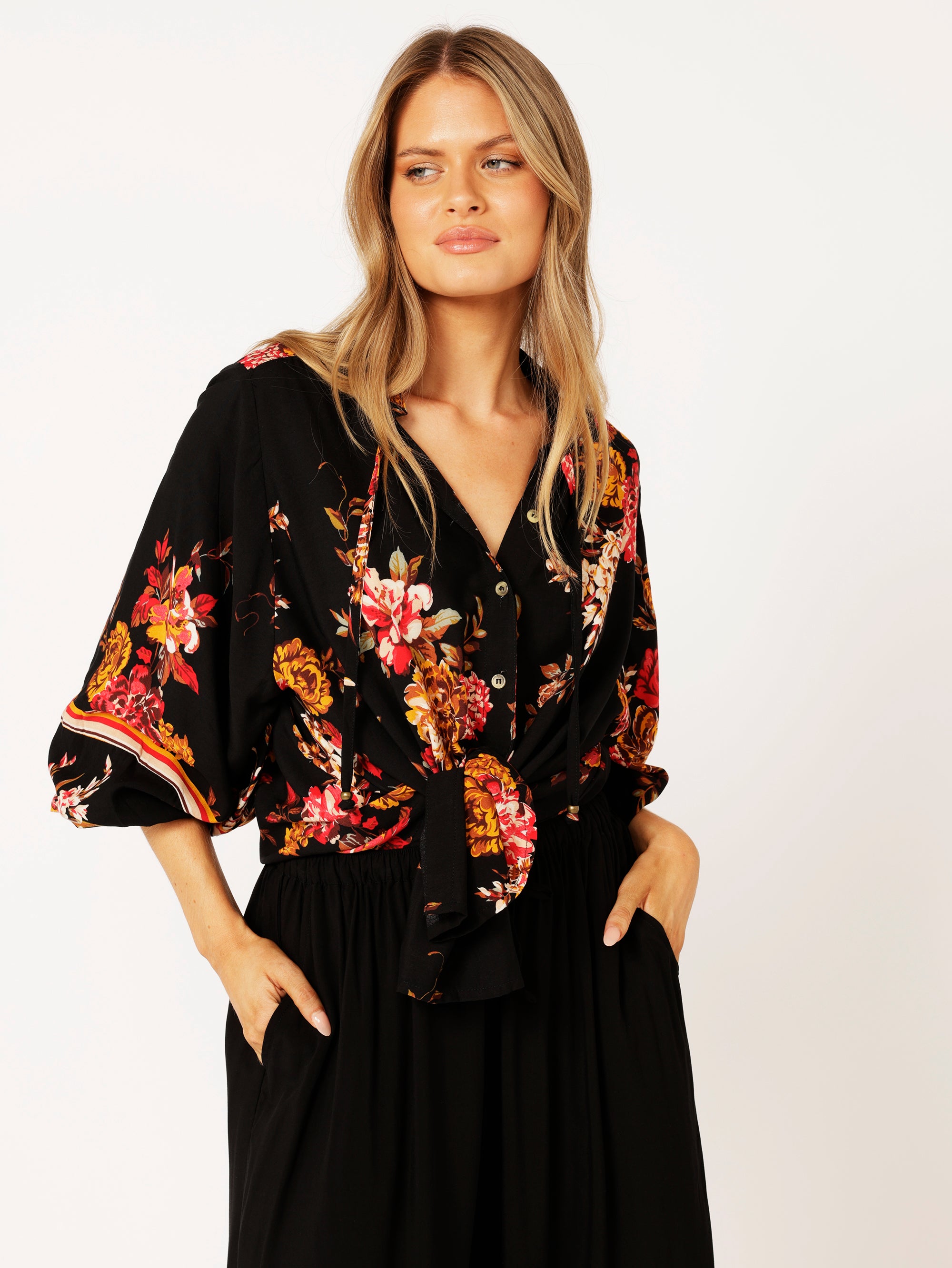 Luna Blouse | Senorita Rose - Saffron Road