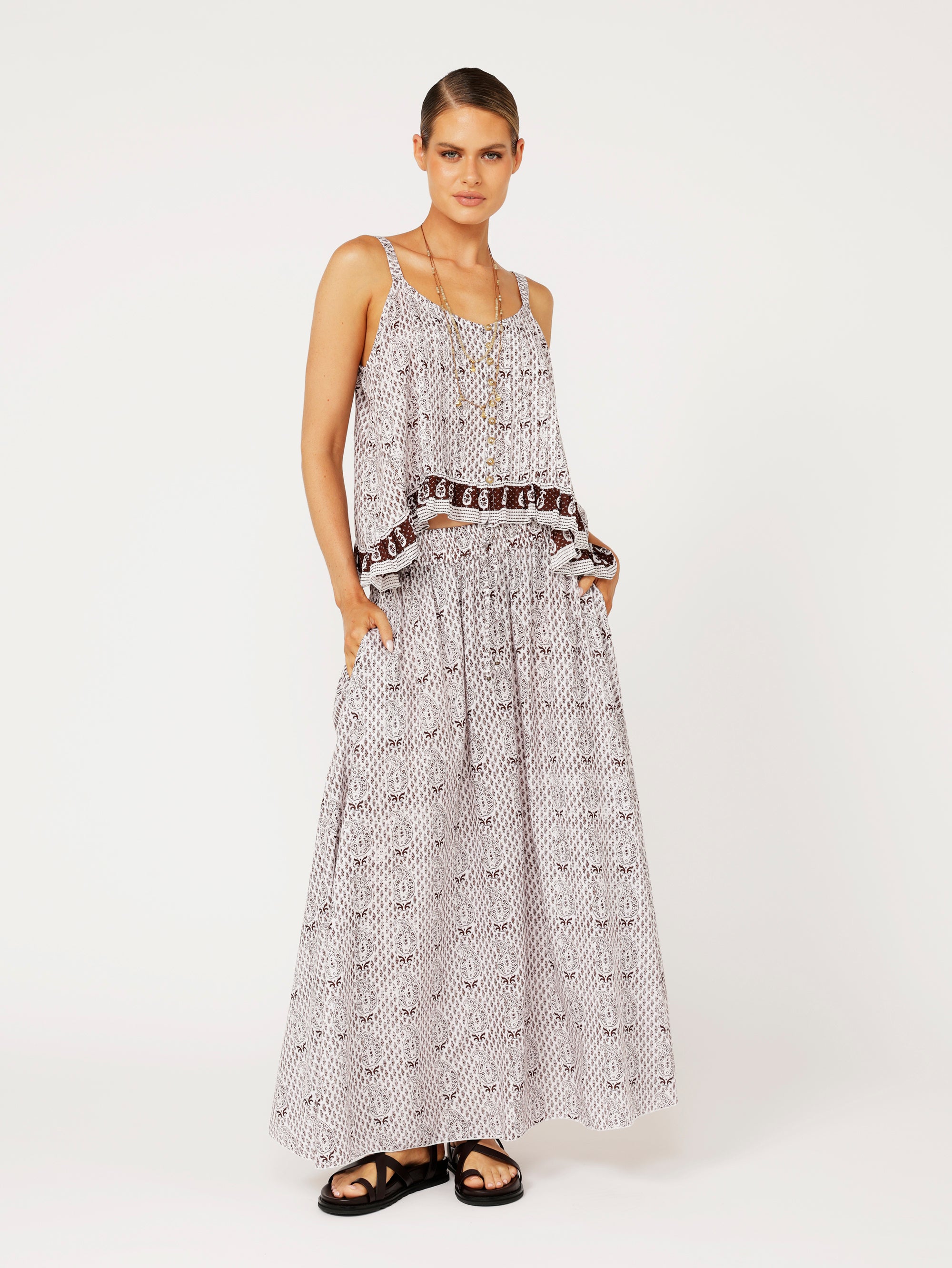 Circle Skirt | Chocolate Brown - Saffron Road