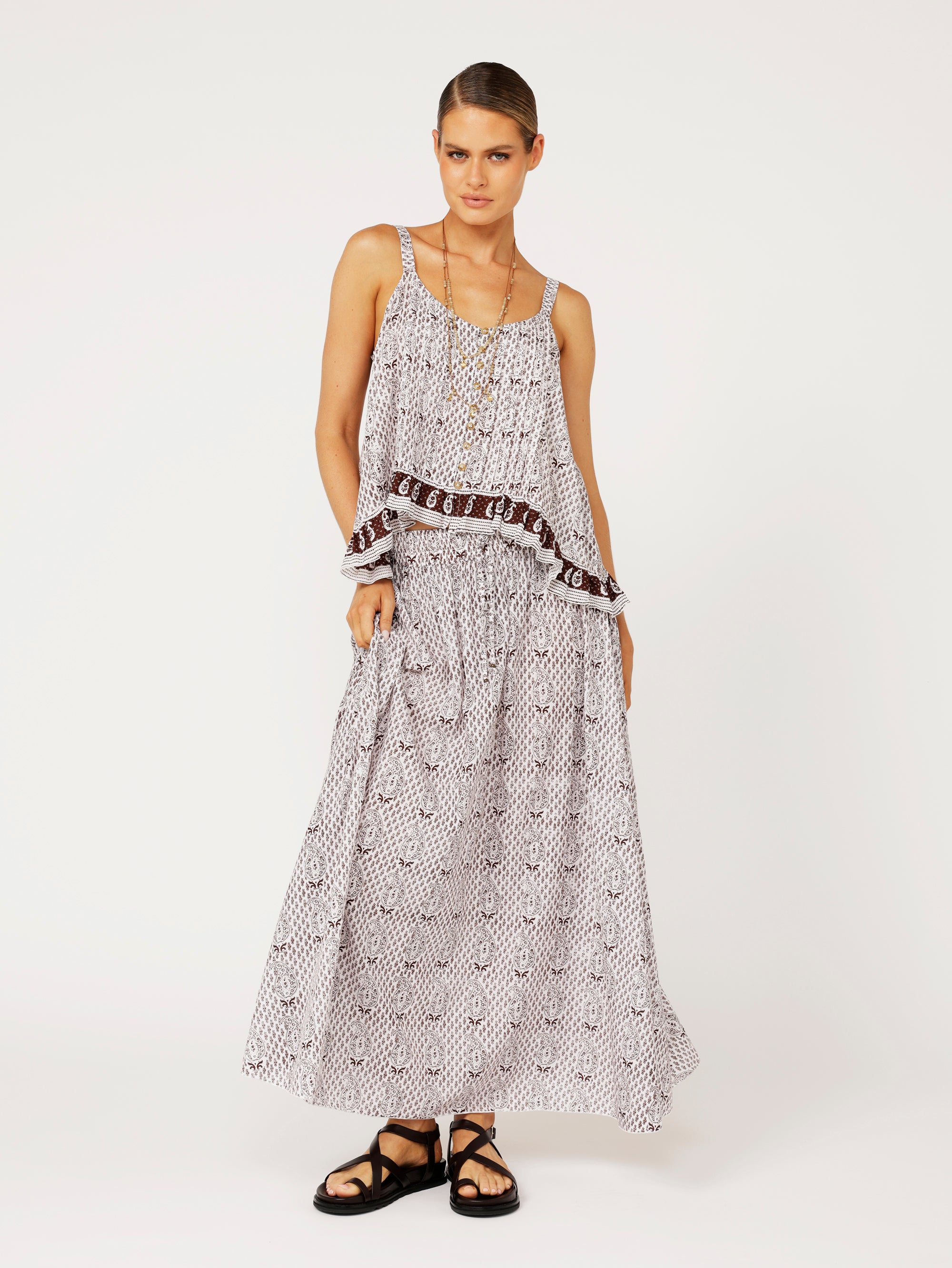 Circle Skirt | Chocolate Brown - Saffron Road