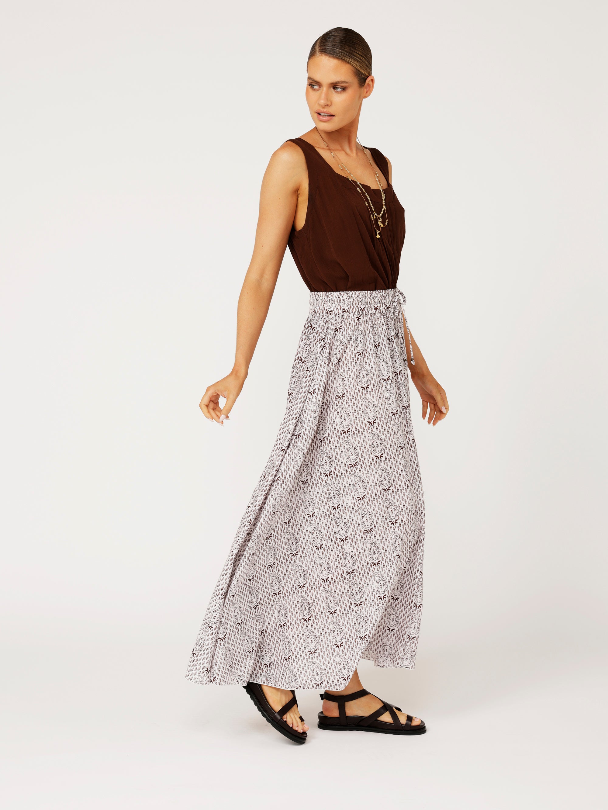 Circle Skirt | Chocolate Brown - Saffron Road