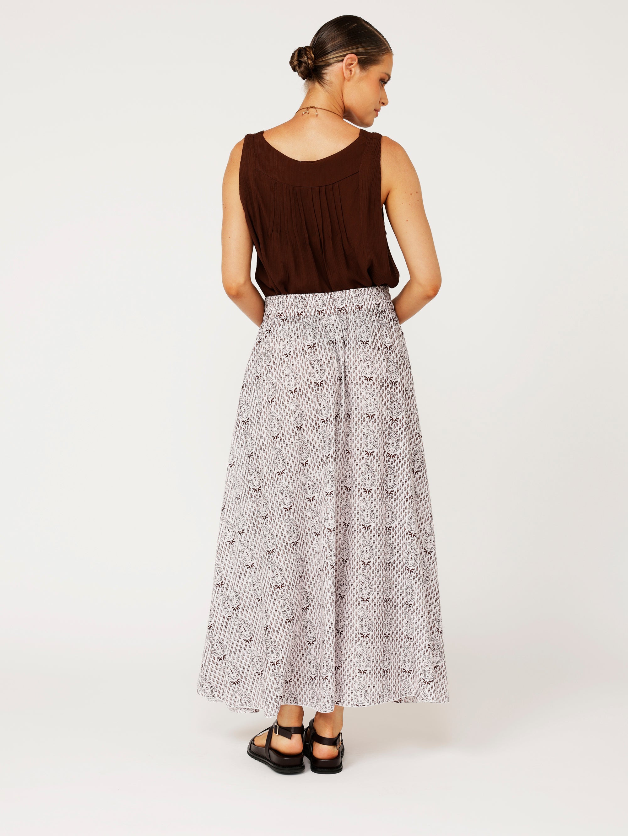 Circle Skirt | Chocolate Brown - Saffron Road
