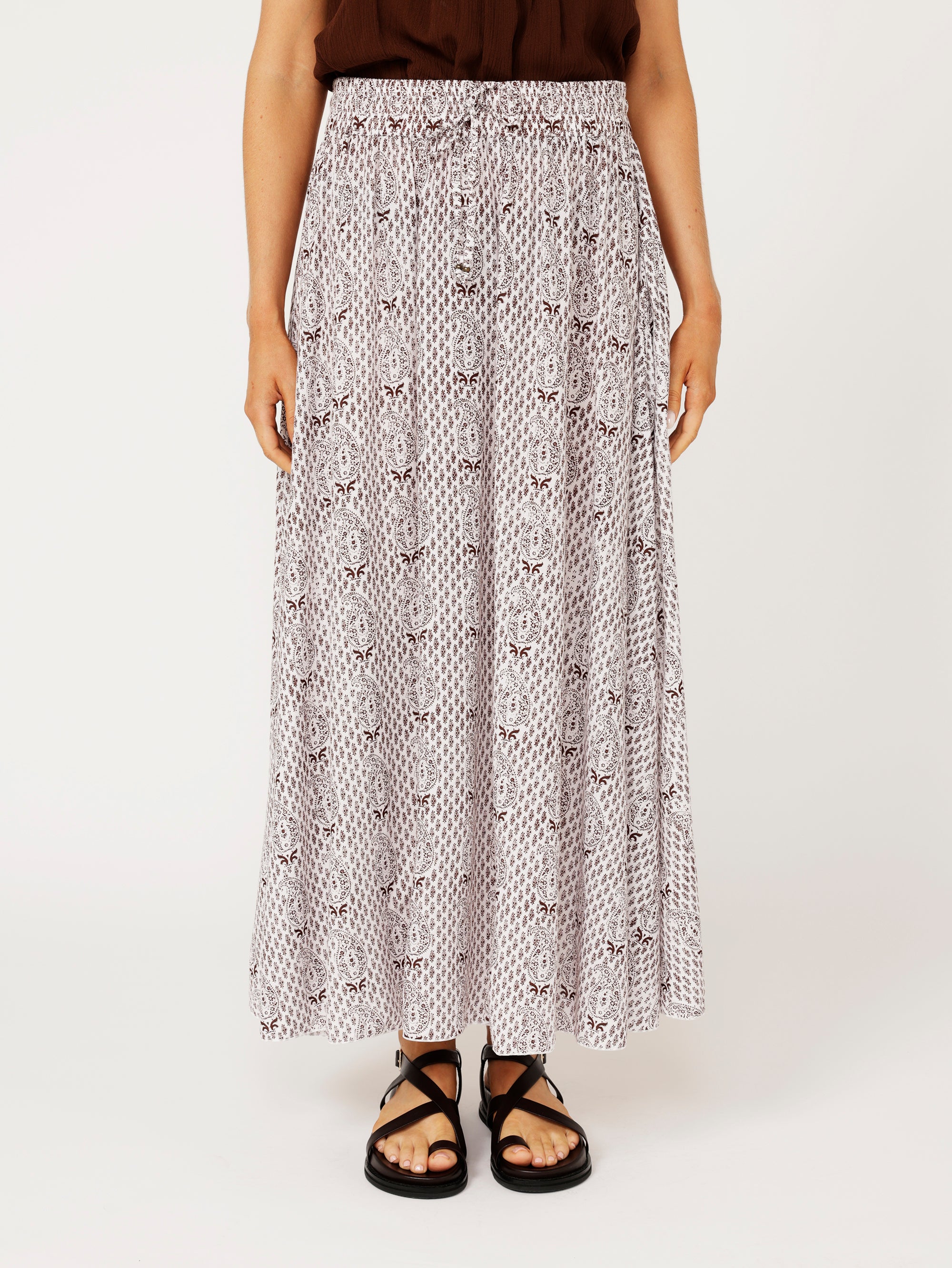 Circle Skirt | Chocolate Brown - Saffron Road