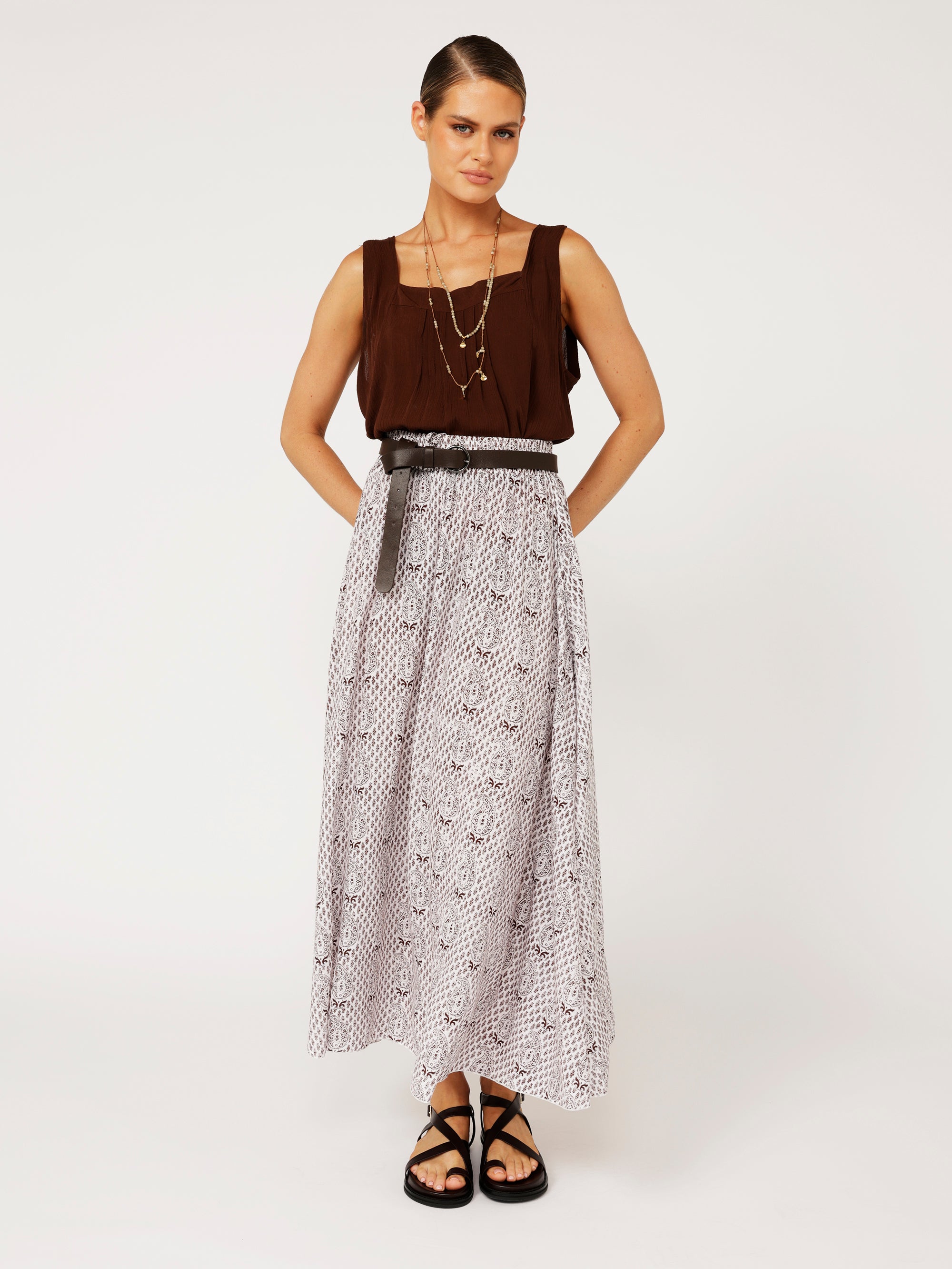 Circle Skirt | Chocolate Brown - Saffron Road
