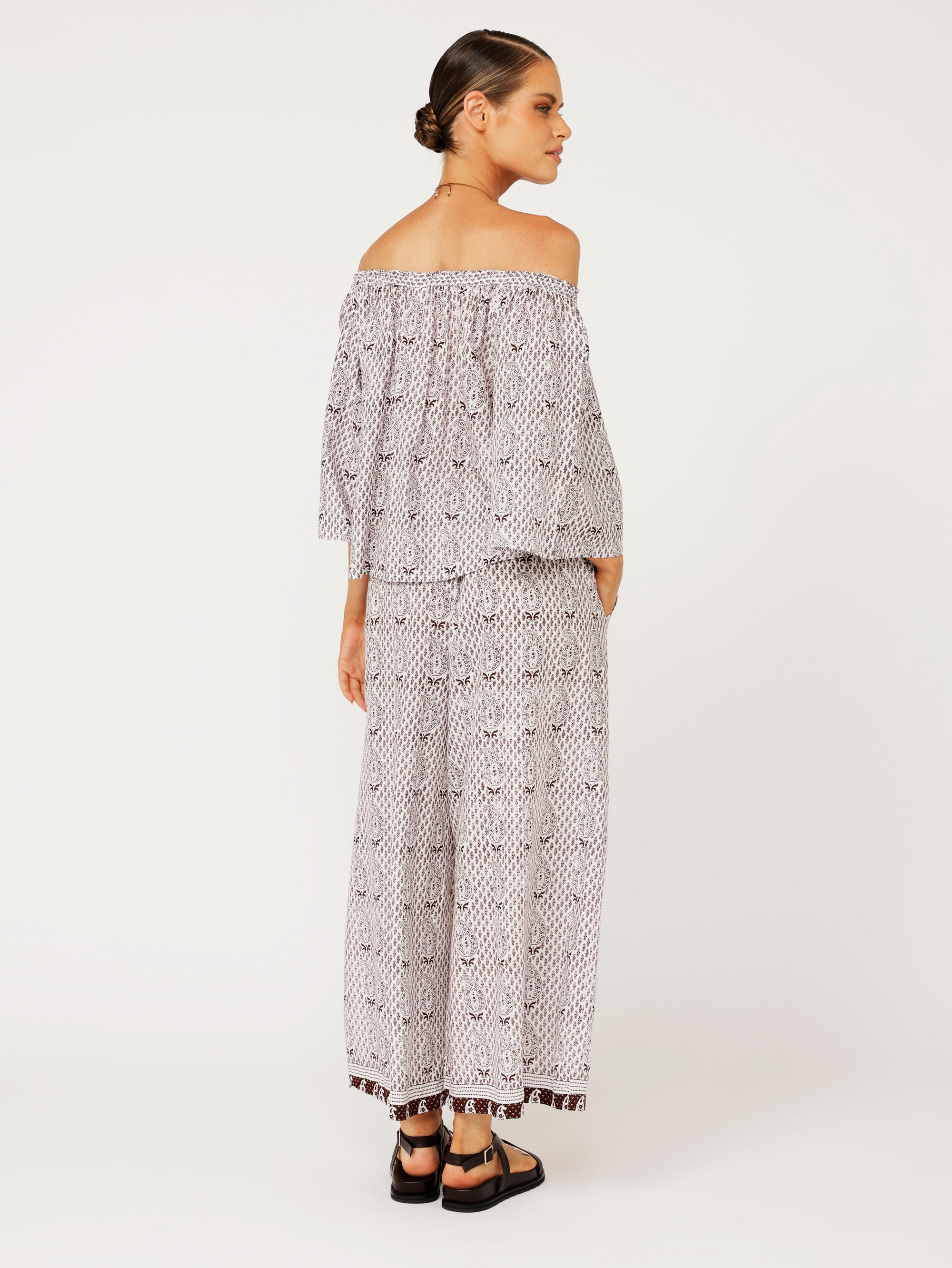 Festival Dreaming Top | Chocolate Brown - Saffron Road