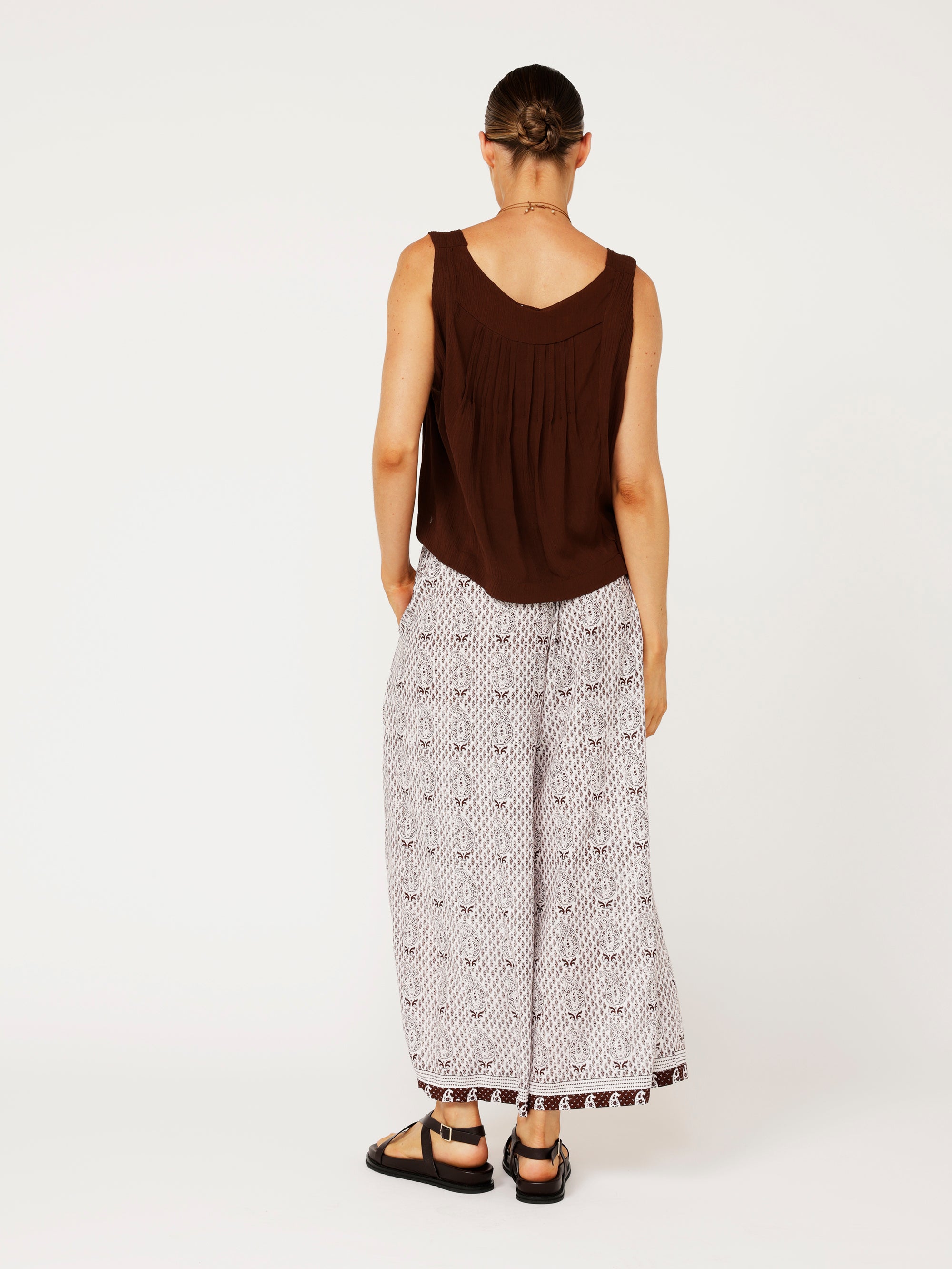 Island Pant | Chocolate Brown - Saffron Road