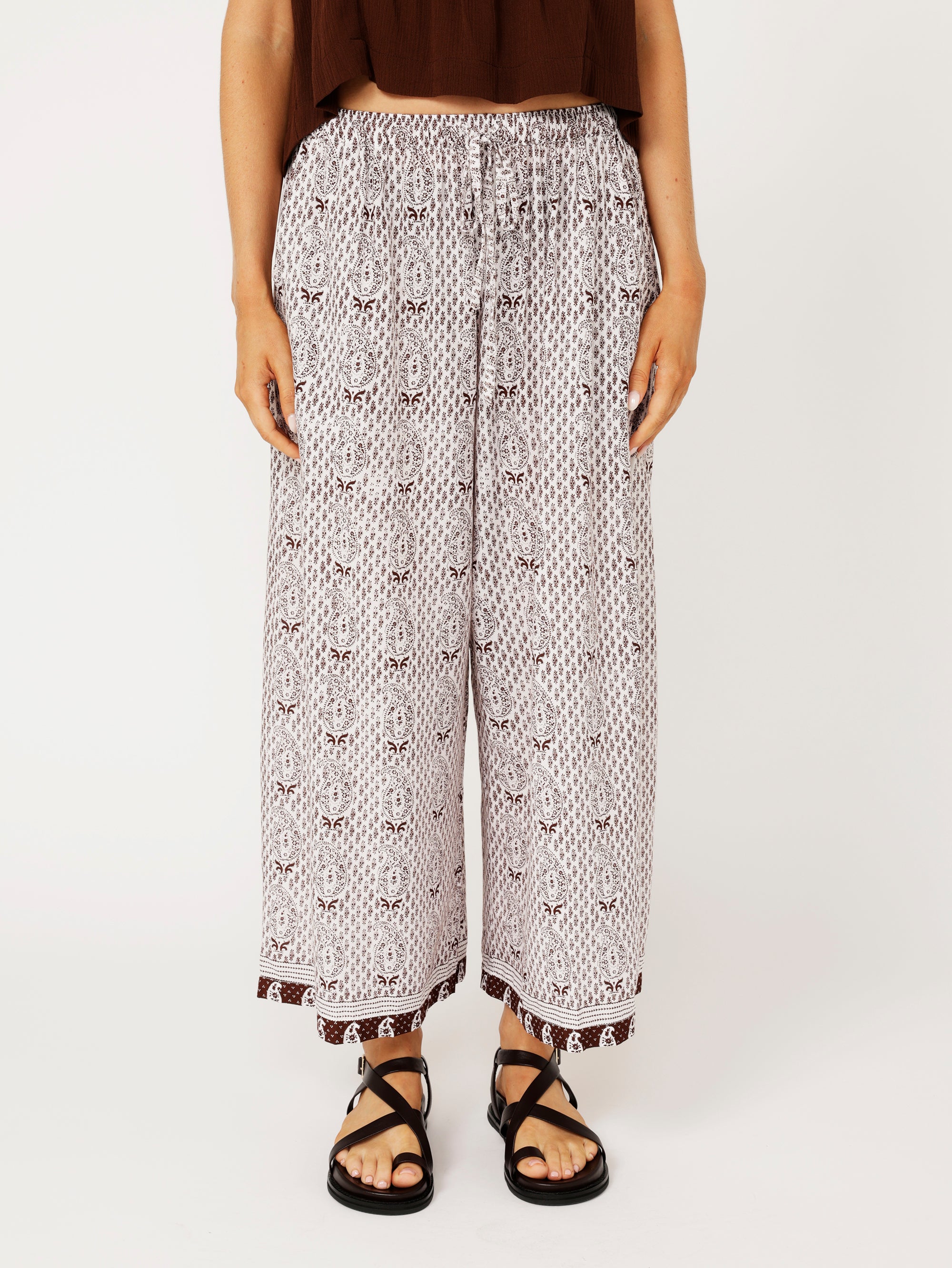 Island Pant | Chocolate Brown - Saffron Road