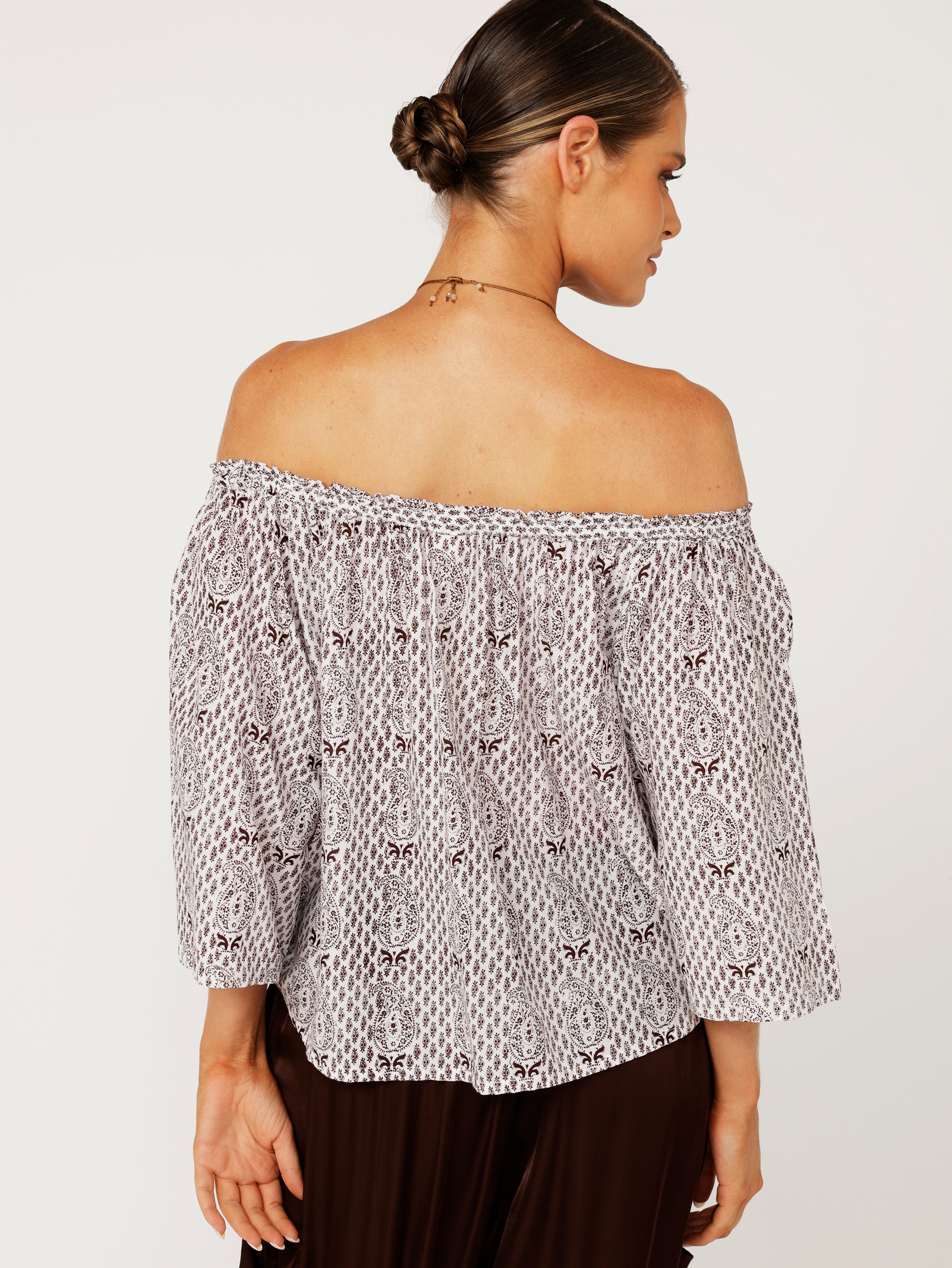 Festival Dreaming Top | Chocolate Brown - Saffron Road
