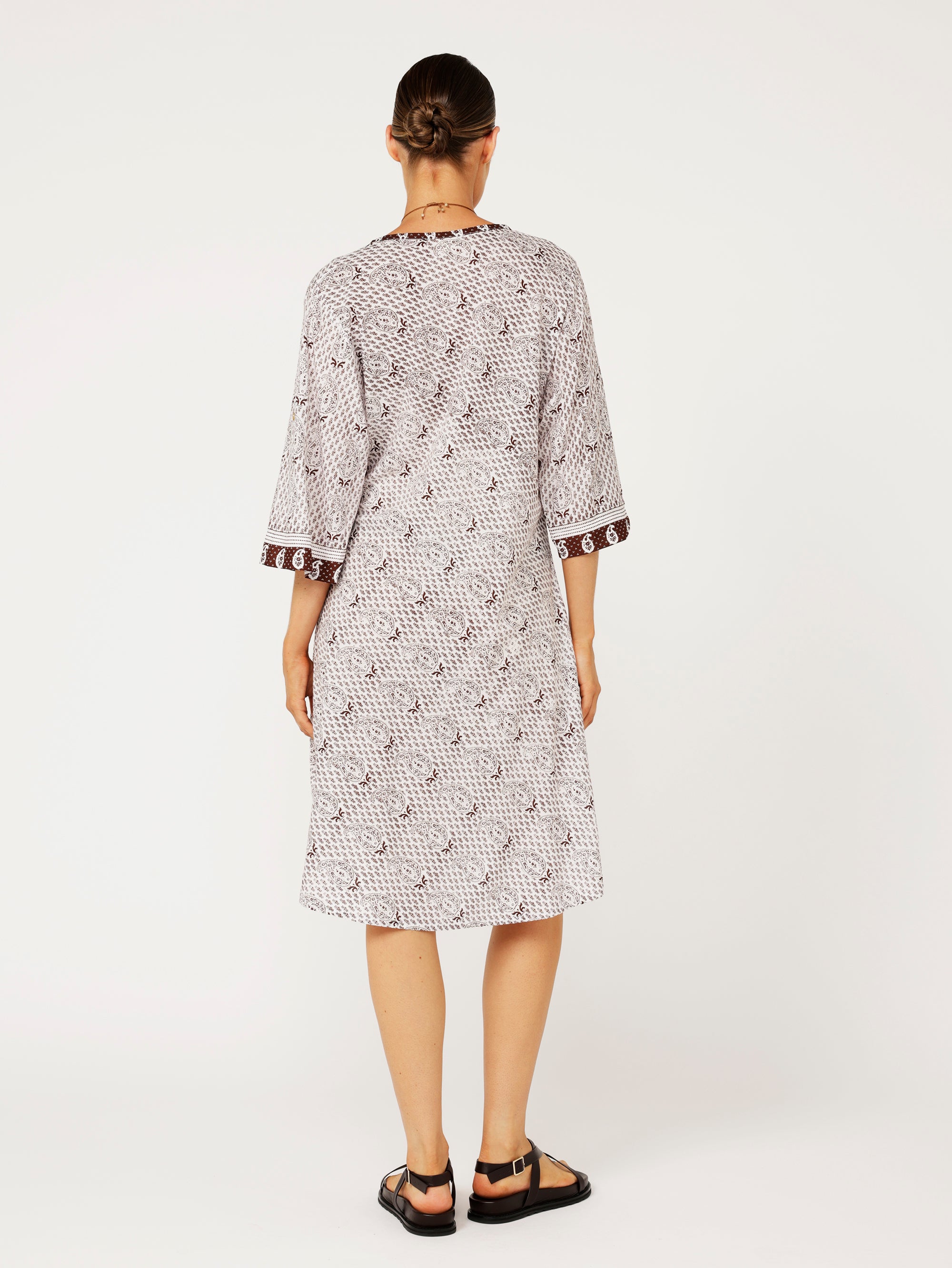 Jetset Gypsy MINI | Chocolate Brown Paisley - Saffron Road