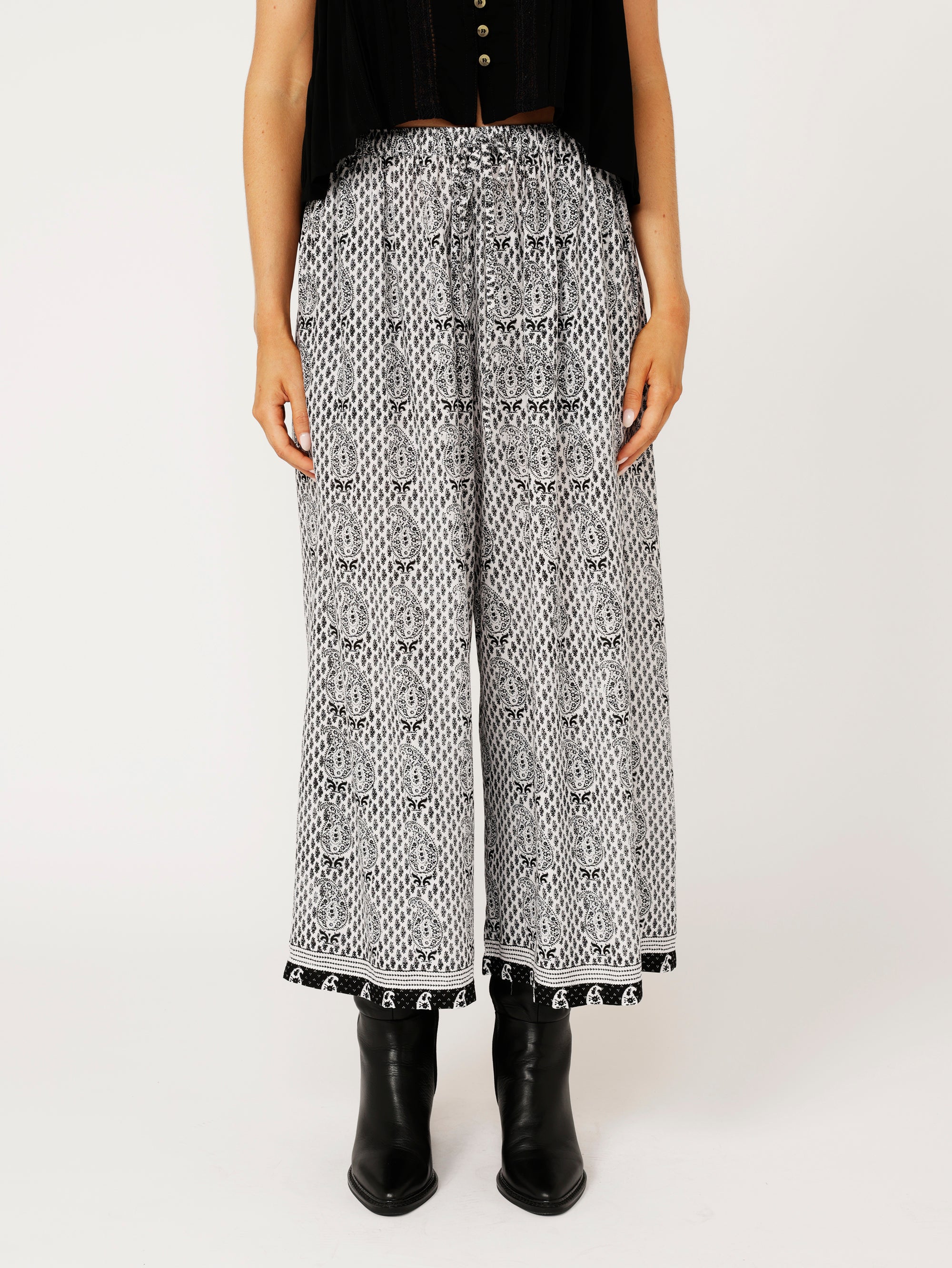 Island Pant | Onyx Black - Saffron Road