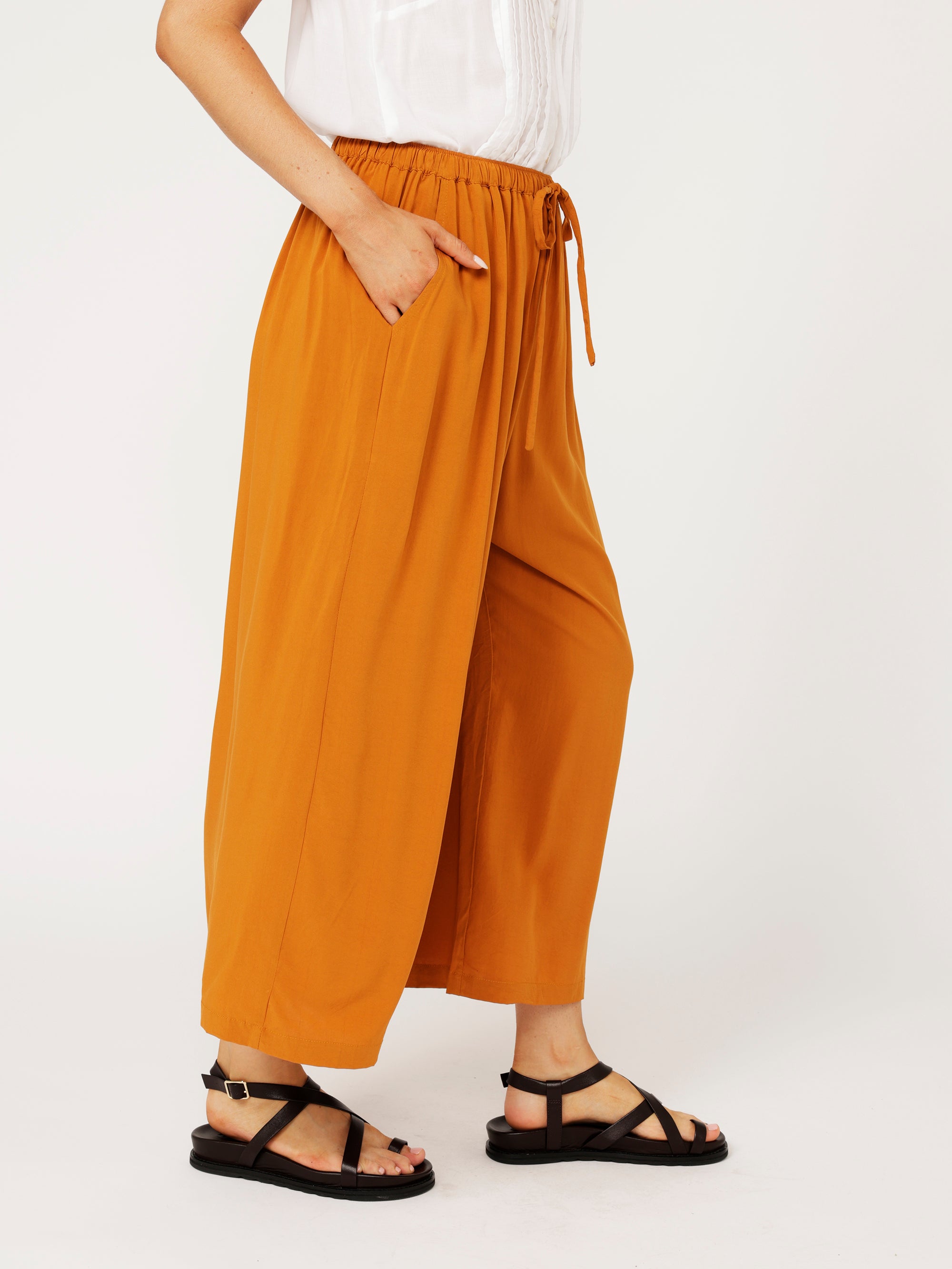 Island Pant | Ochre - Saffron Road