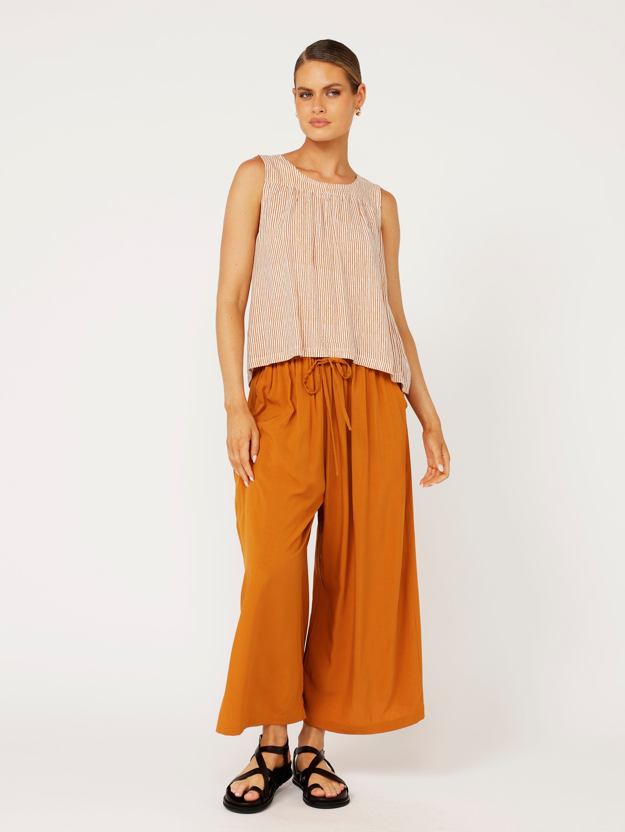Island Pant | Ochre - Saffron Road