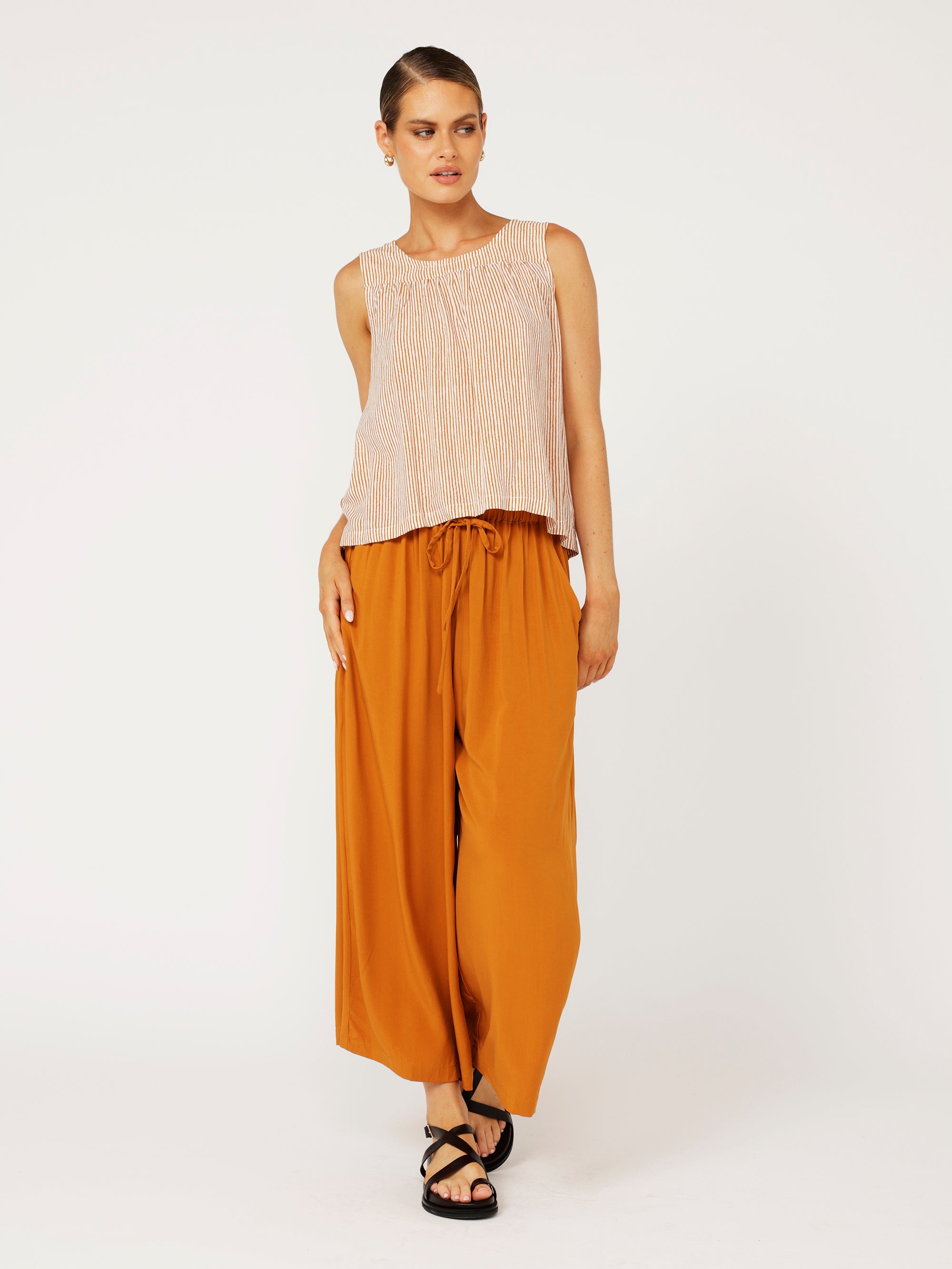 Island Pant | Ochre - Saffron Road