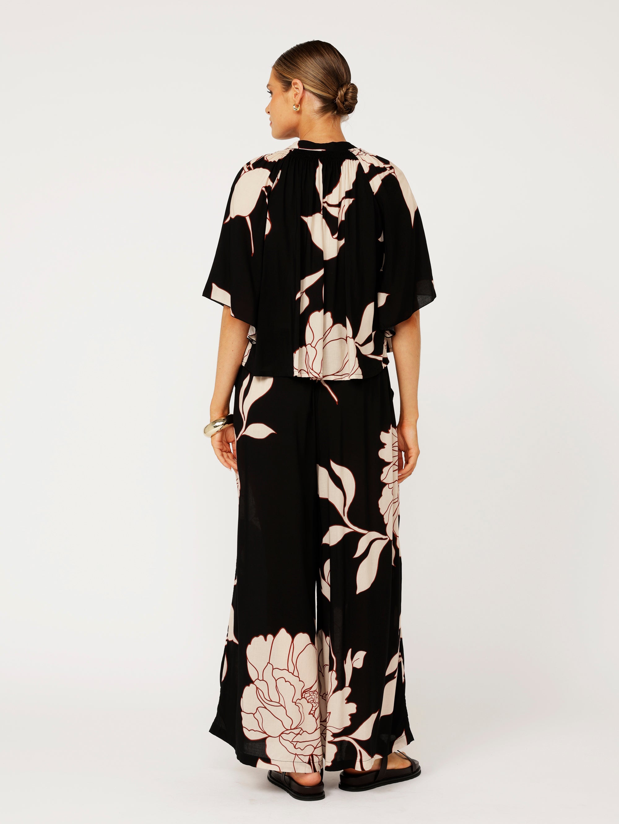 Phoebe Jacket | Midnight Botanica - Saffron Road