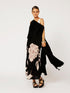 Soiree Wrap | Satin | Black - Saffron Road