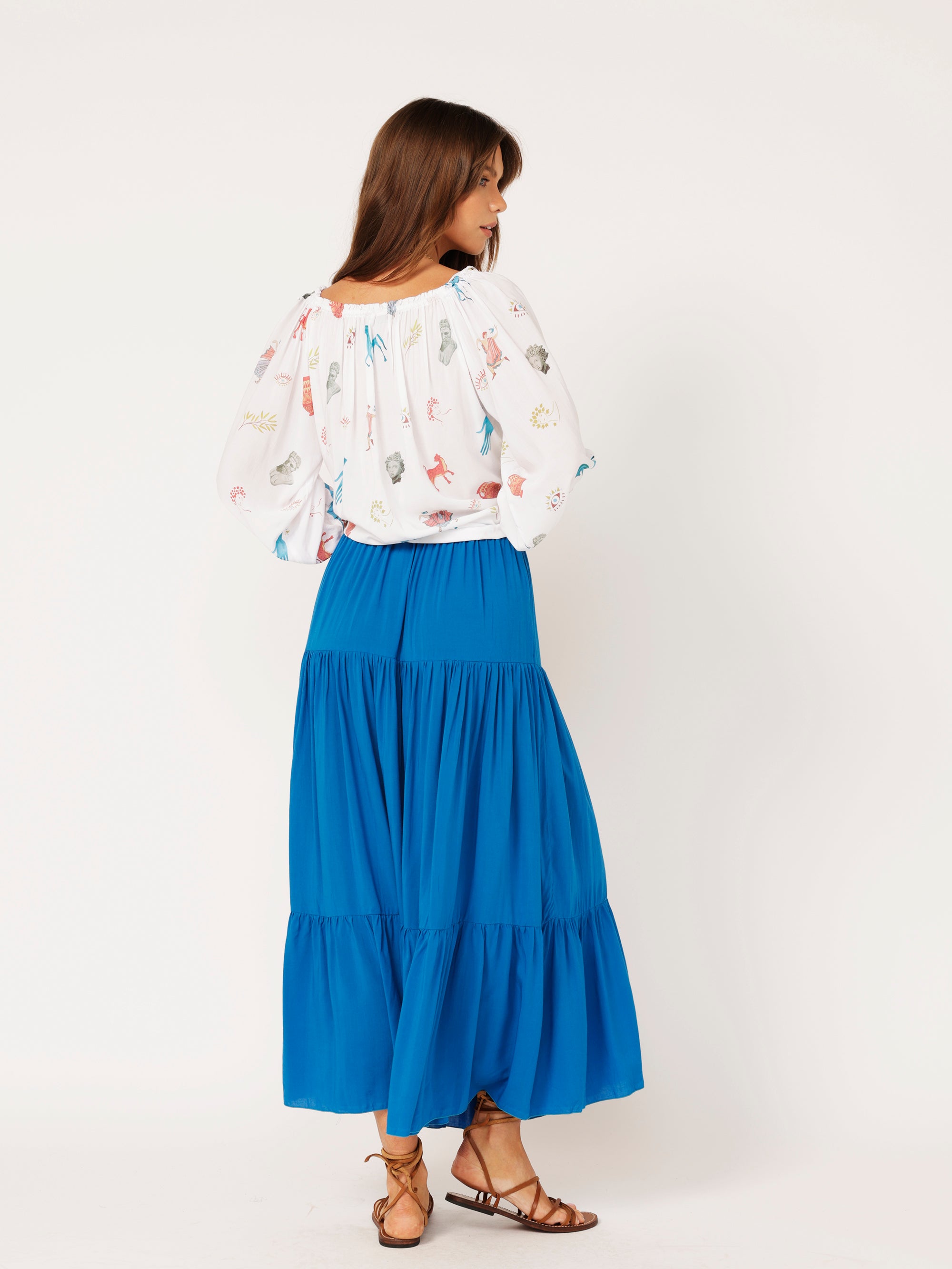 Dahlia Skirt MAXI | Cobalt Blue - Saffron Road