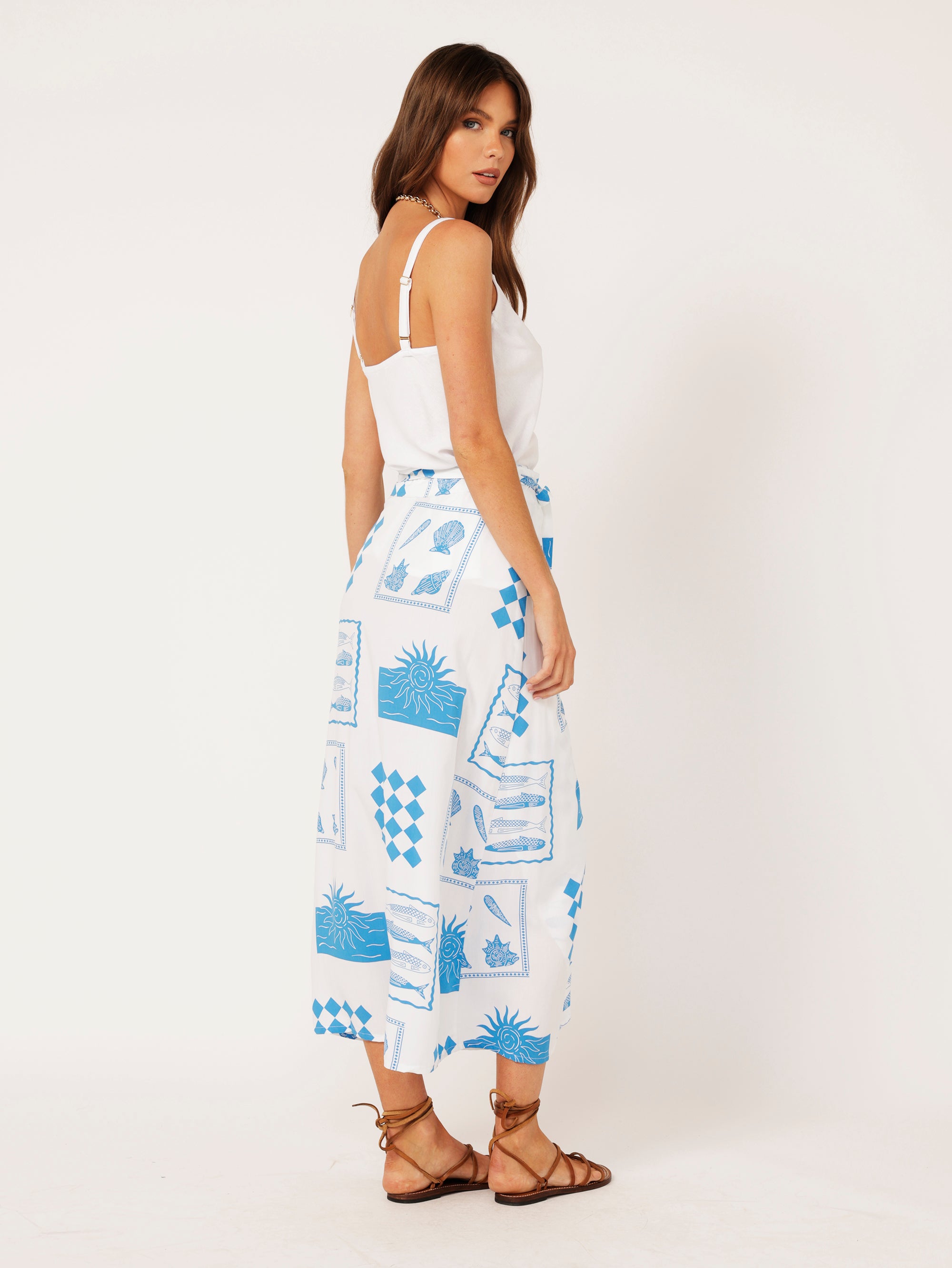 Wrap Skirt | Euro White - Saffron Road