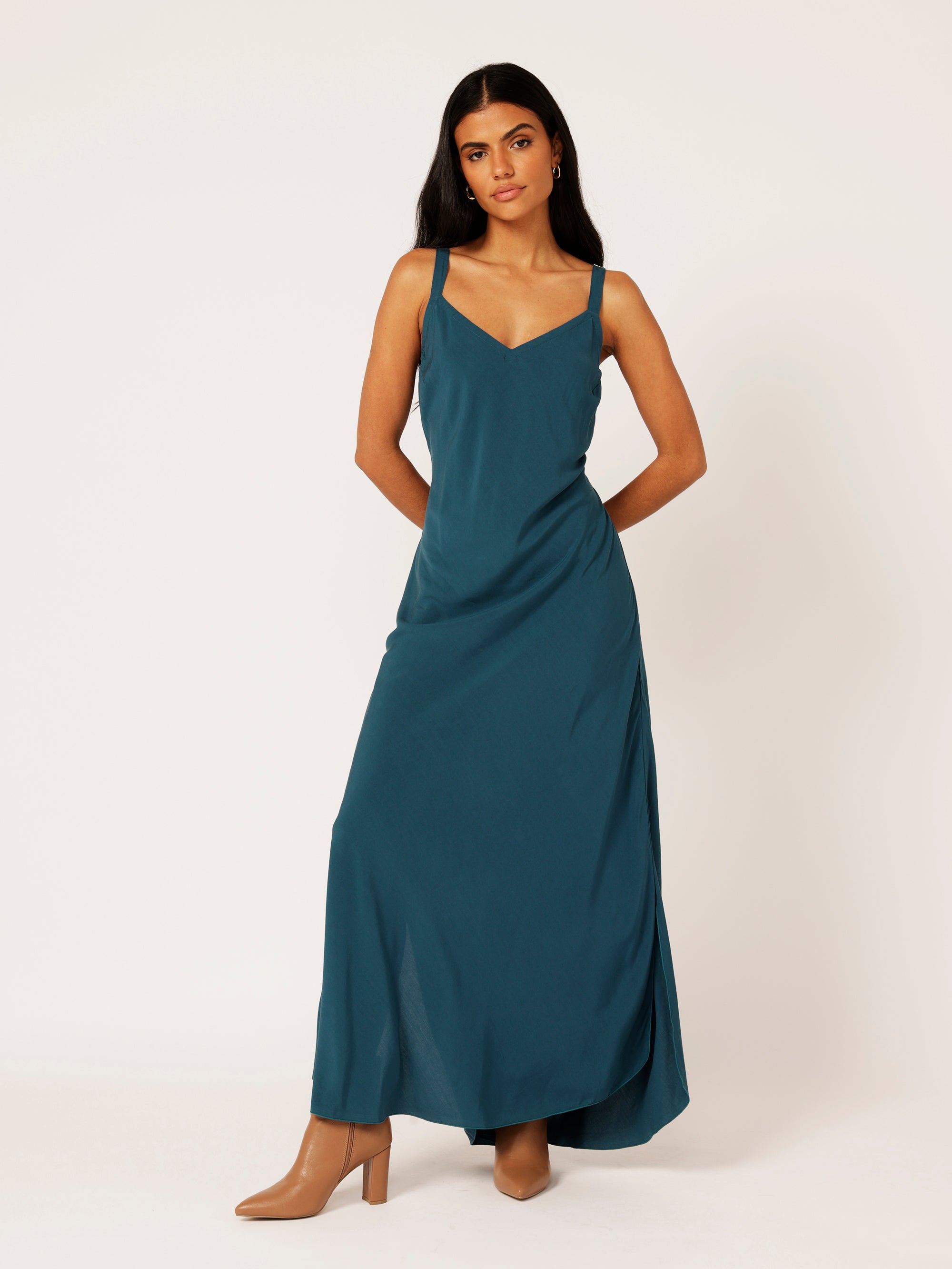 Slip Dress Maxi & Super Maxi | Bias Cut | Teal - Saffron Road