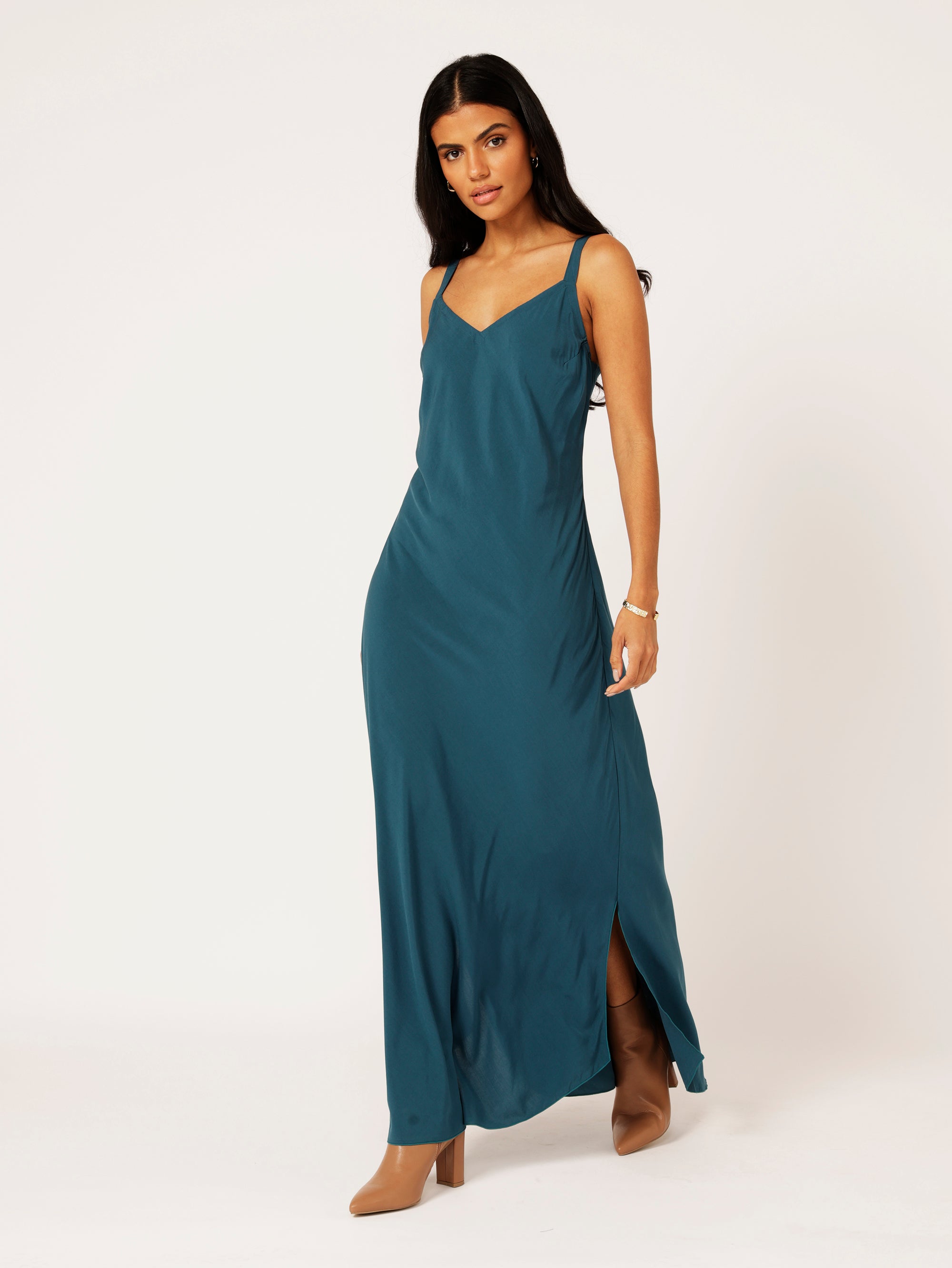 Slip Dress Maxi & Super Maxi | Bias Cut | Teal - Saffron Road