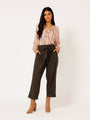 Roma Pant | Ink | Viscose Linen - Saffron Road