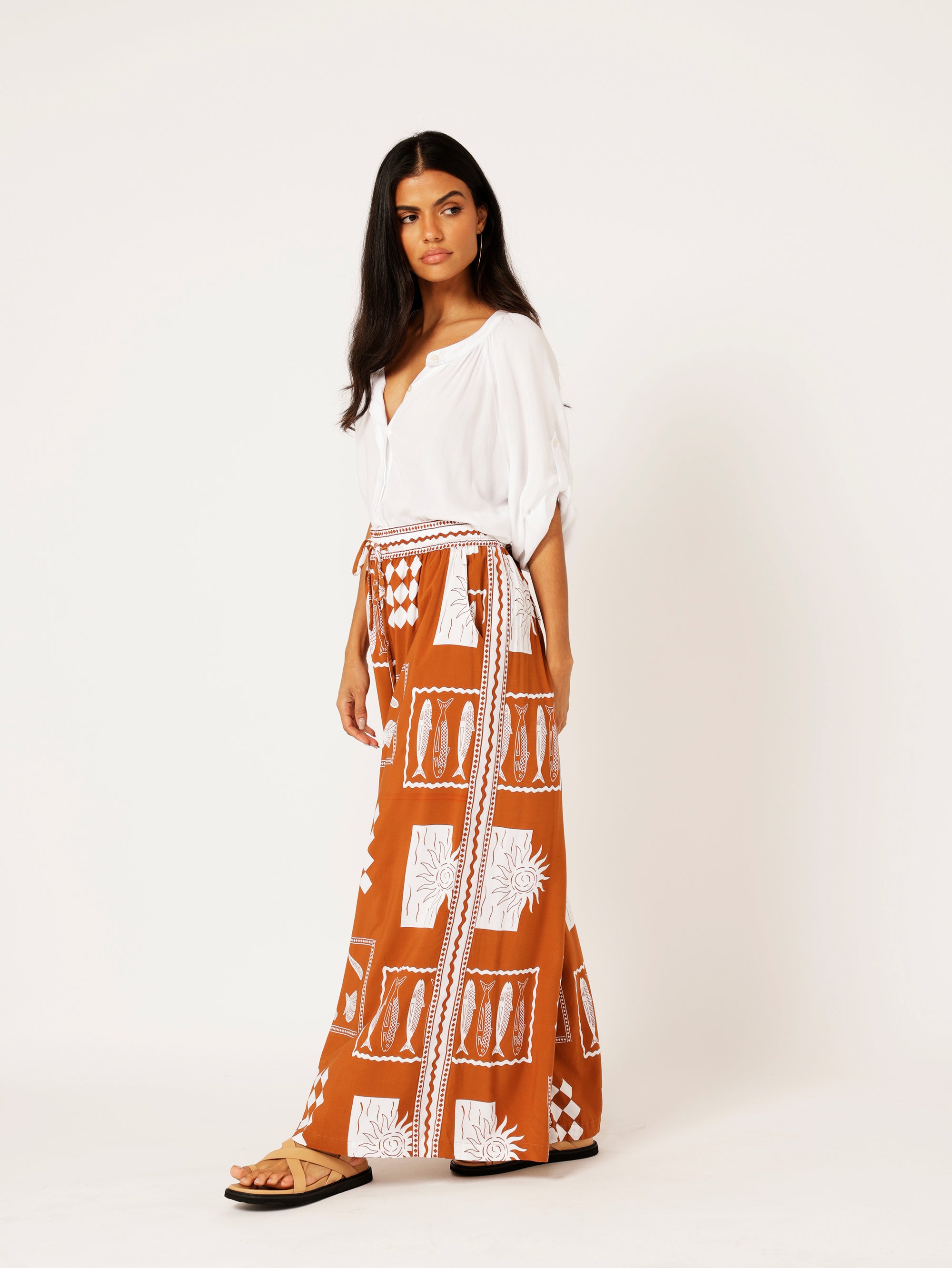40% Euro Set Cinnamon with (longer Nat top) - Saffron Road
