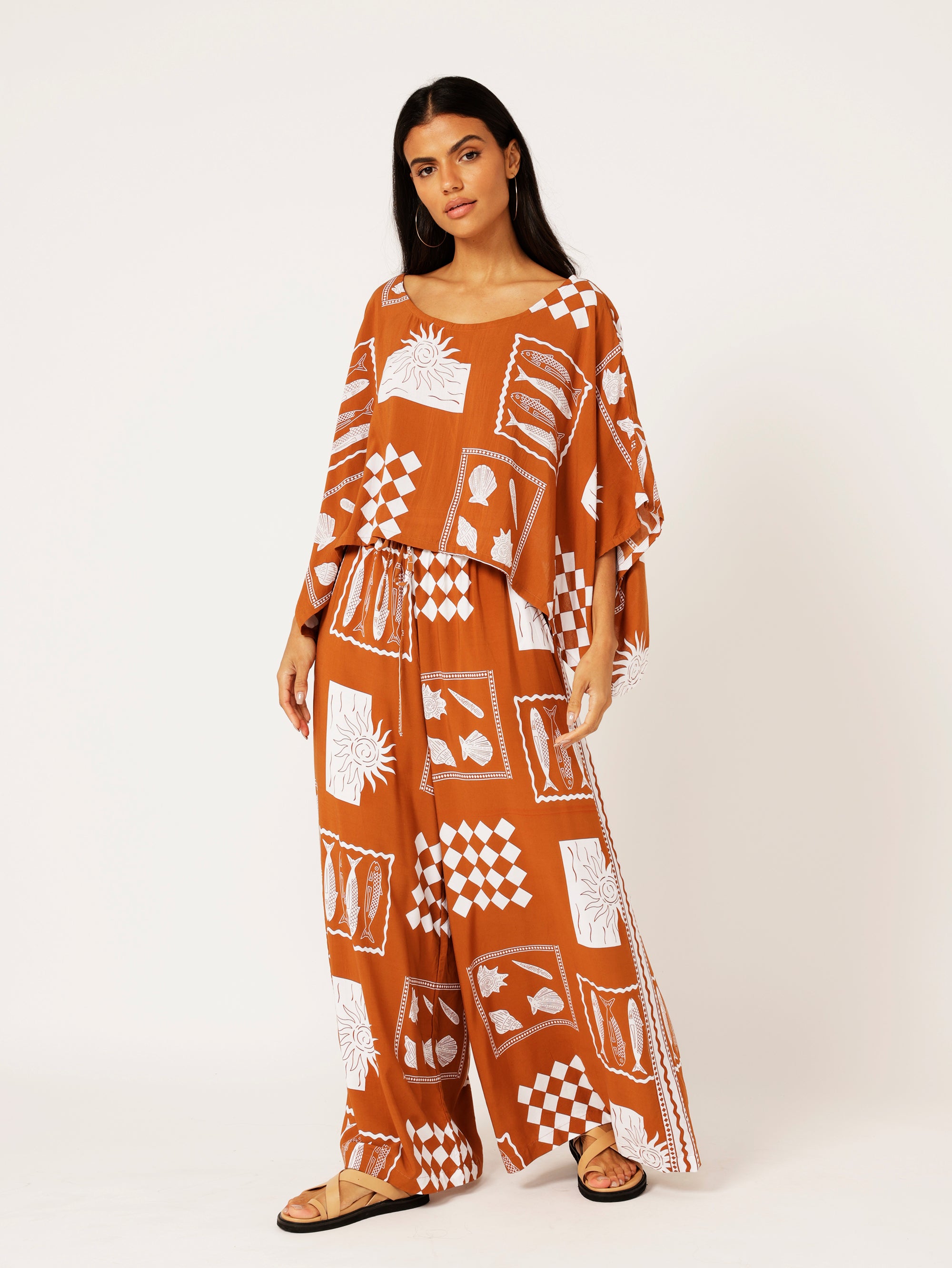 Palazzo Pant | Euro Cinnamon - Saffron Road