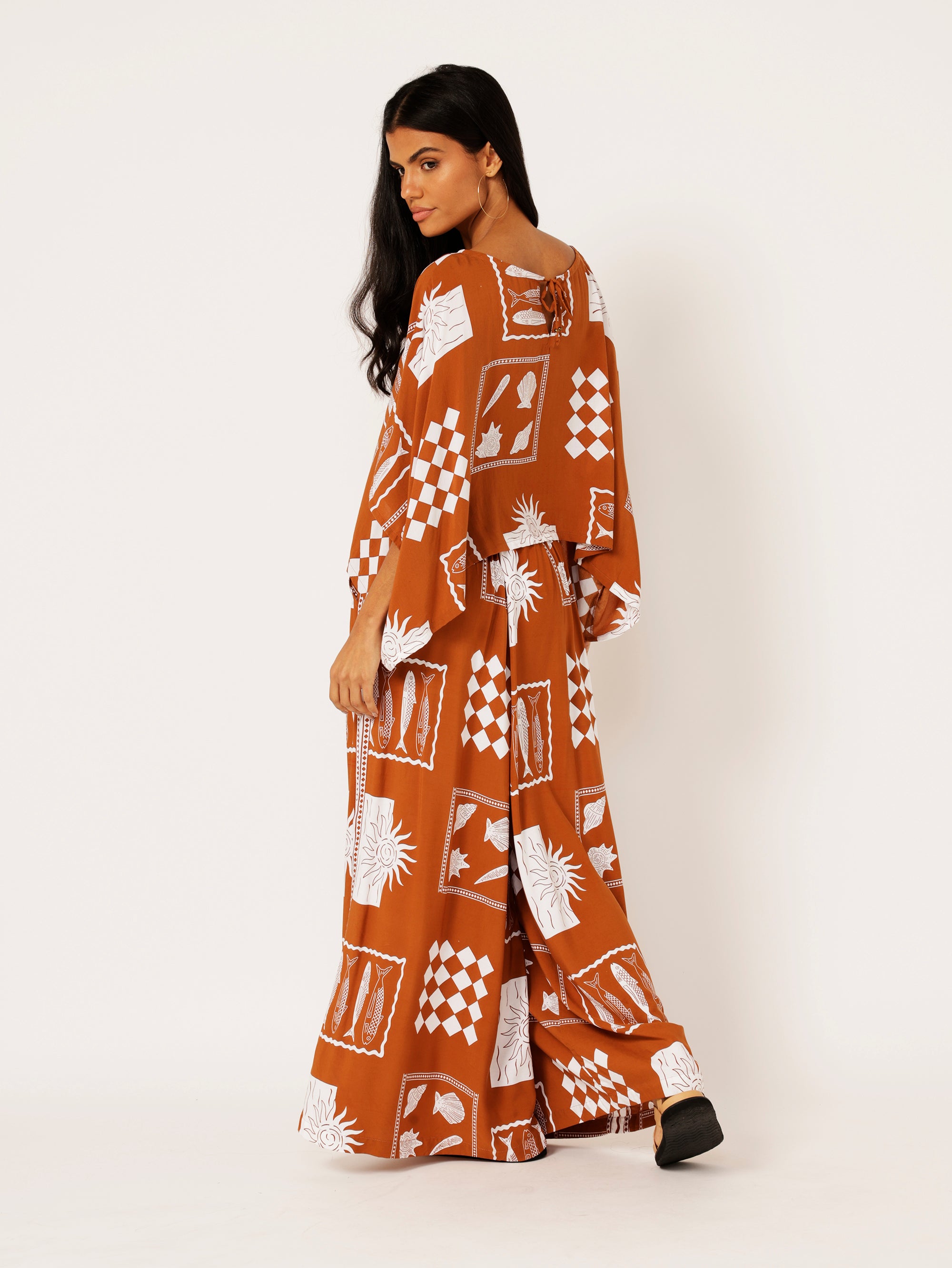 40% off Euro Cinnamon SET with (Cropped Nat top) - Saffron Road